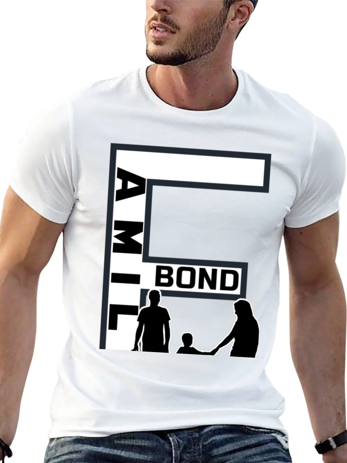 Family Bond Black T-Shirt