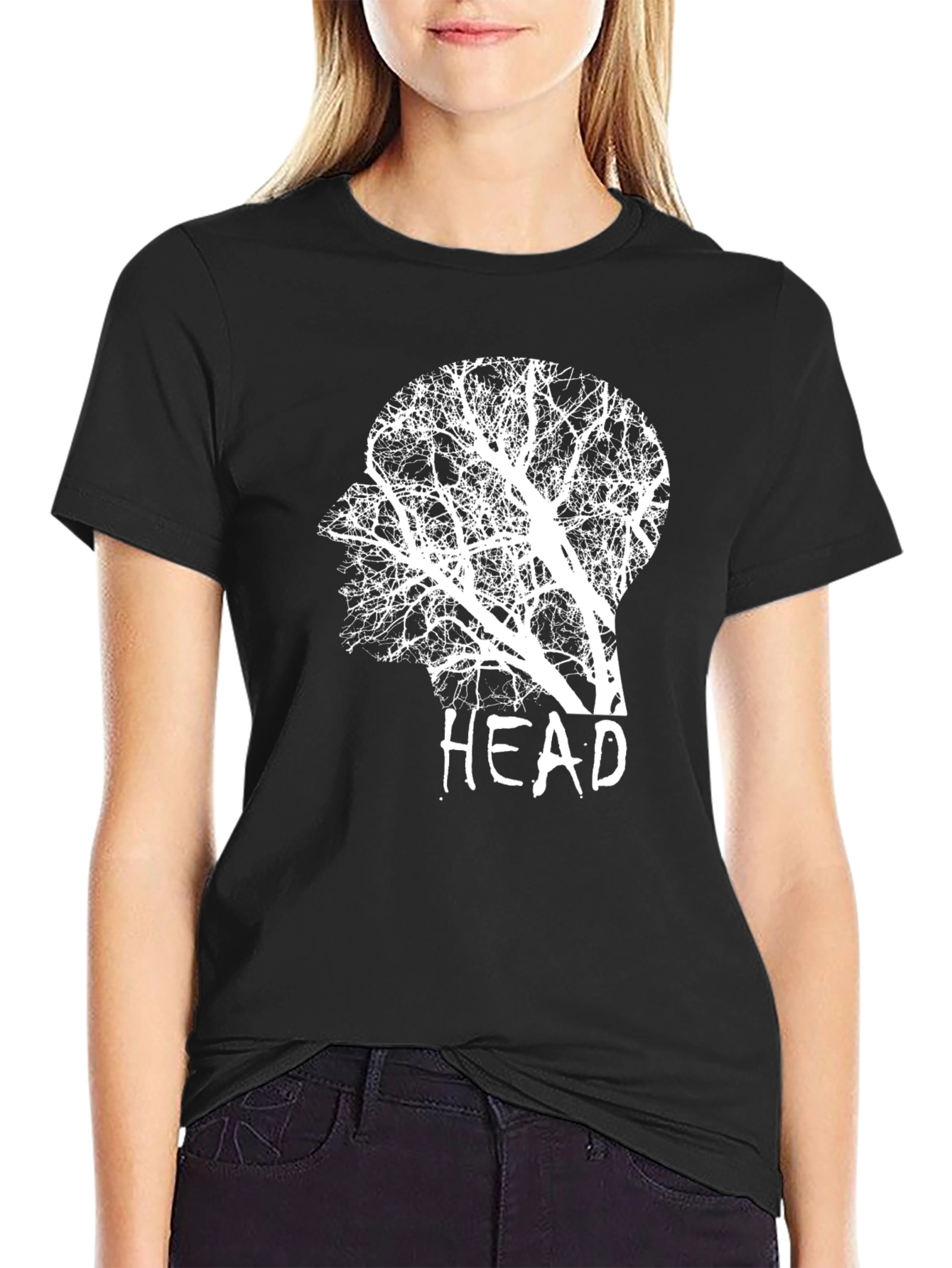 Tree Head Graphic Tee - Artistic Menswear