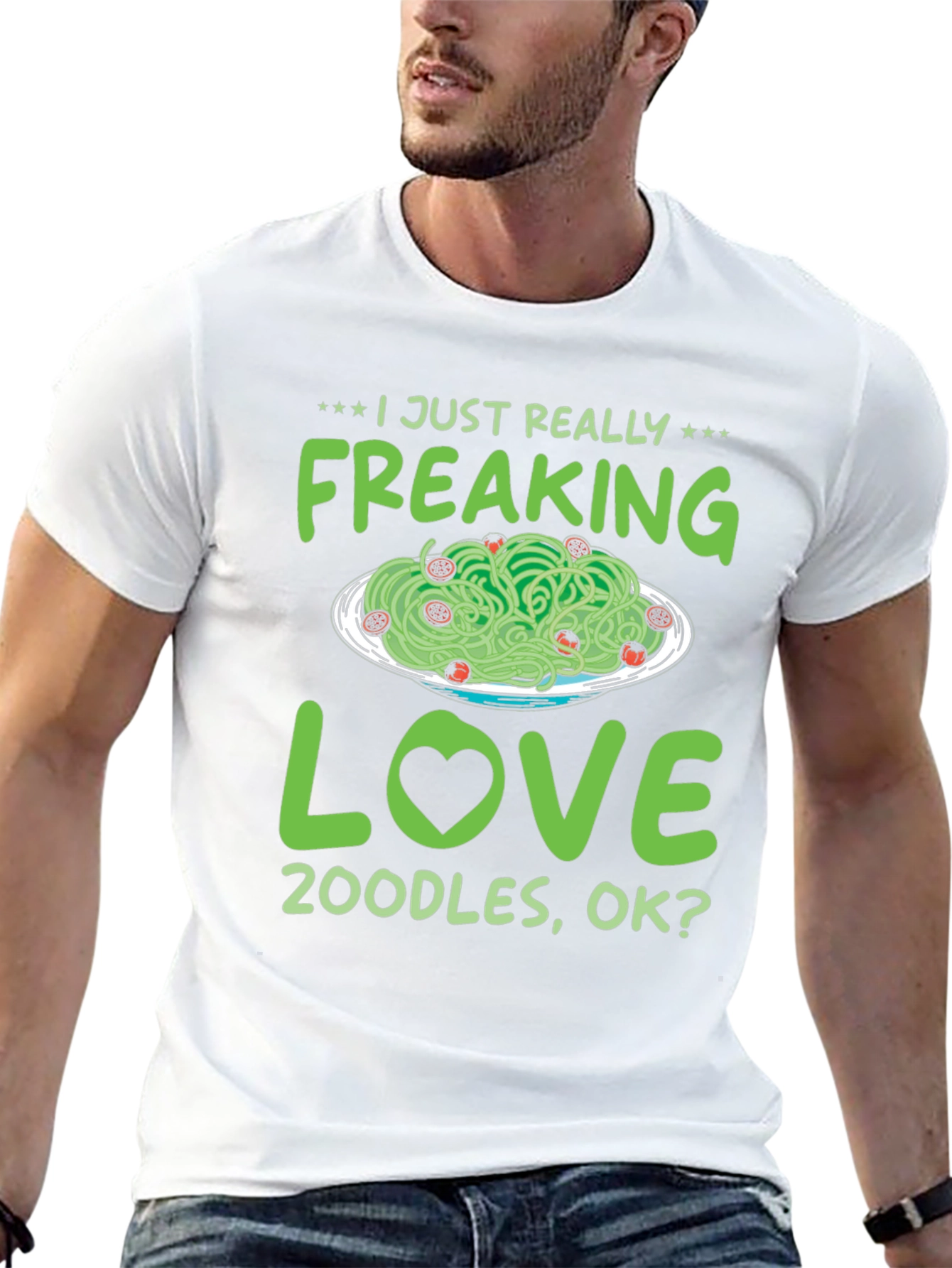 Zoodles Lover T-Shirt: Freaking Love Zoodles!