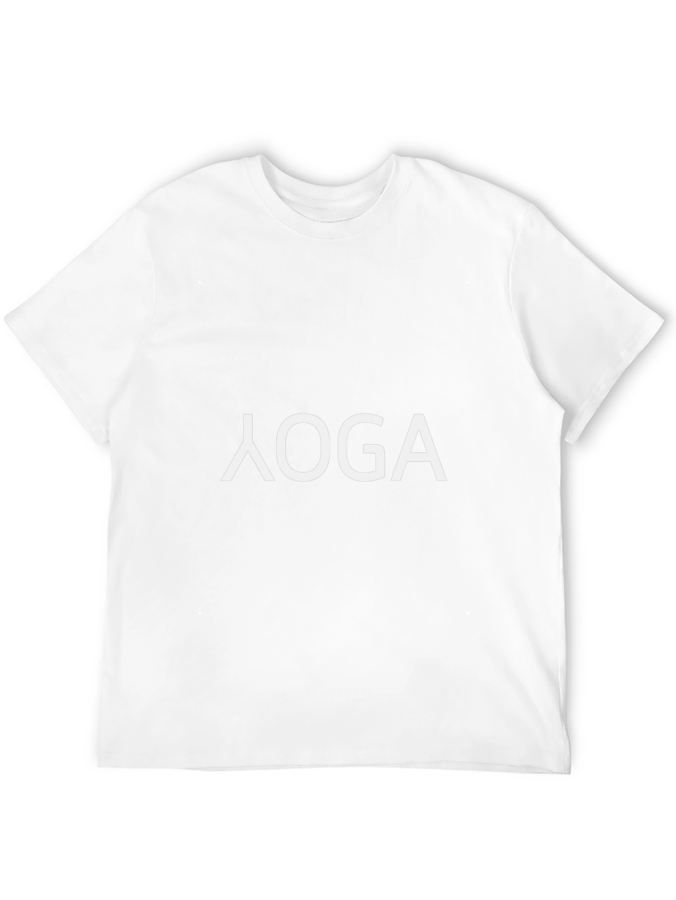 Yoga Graphic Tee - Black Casual Fit