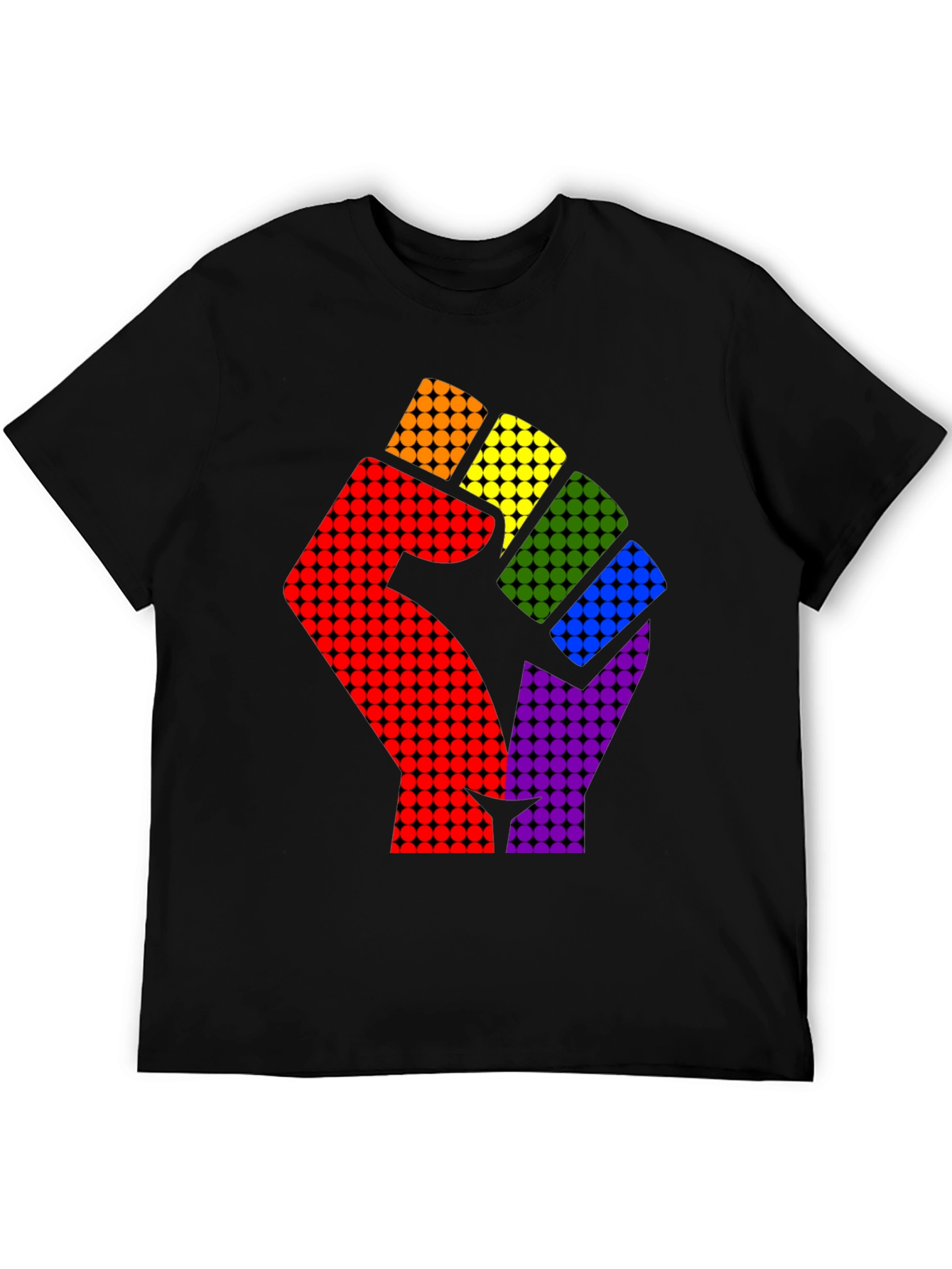 LGBTQ Pride Fist T-Shirt - Black Graphic Tee