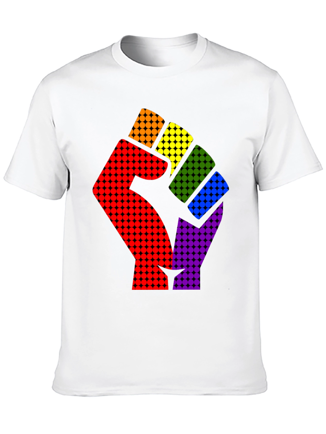 LGBTQ Pride Fist T-Shirt - Black Graphic Tee