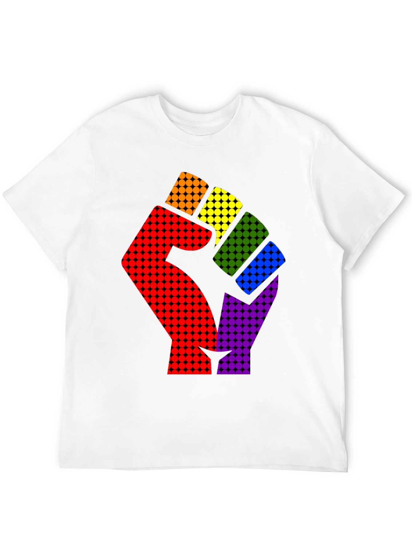 LGBTQ Pride Fist T-Shirt - Black Graphic Tee