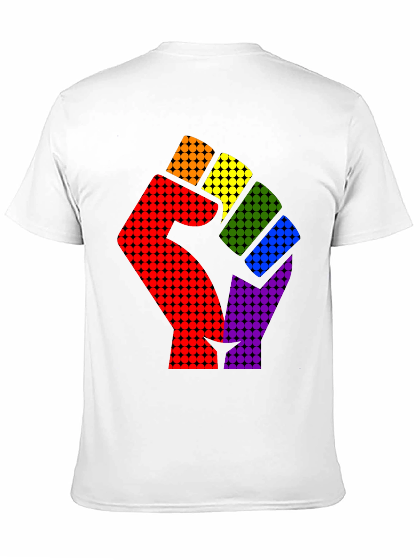 LGBTQ Pride Fist T-Shirt - Black Graphic Tee
