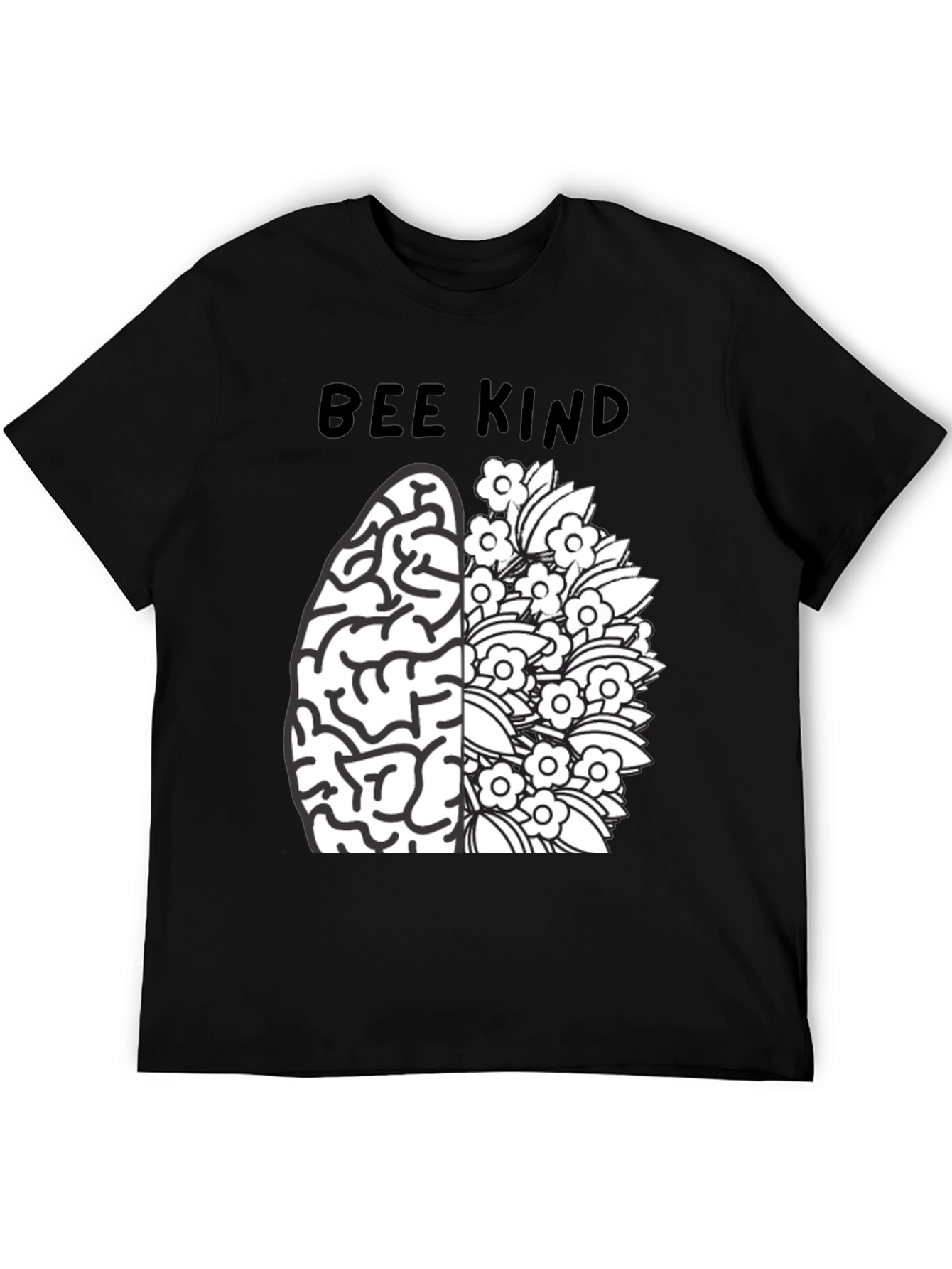 Bee Kind Brain Flower T-Shirt