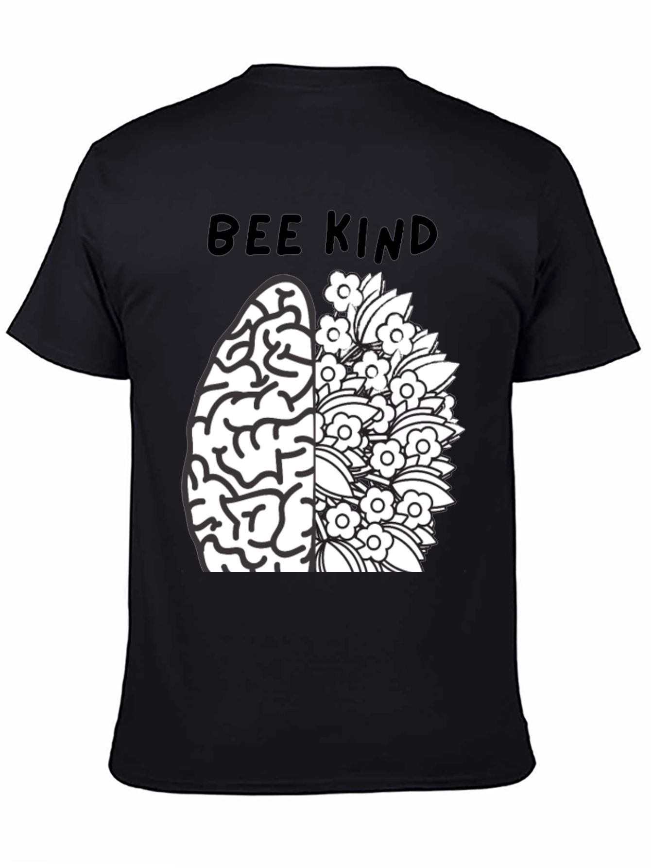 Bee Kind Brain Flower T-Shirt