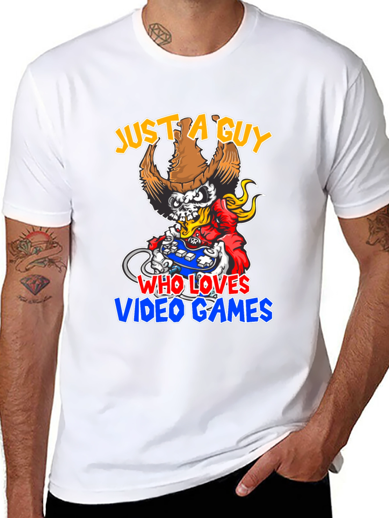 Just A Guy Who Loves Video Games T-Shirt