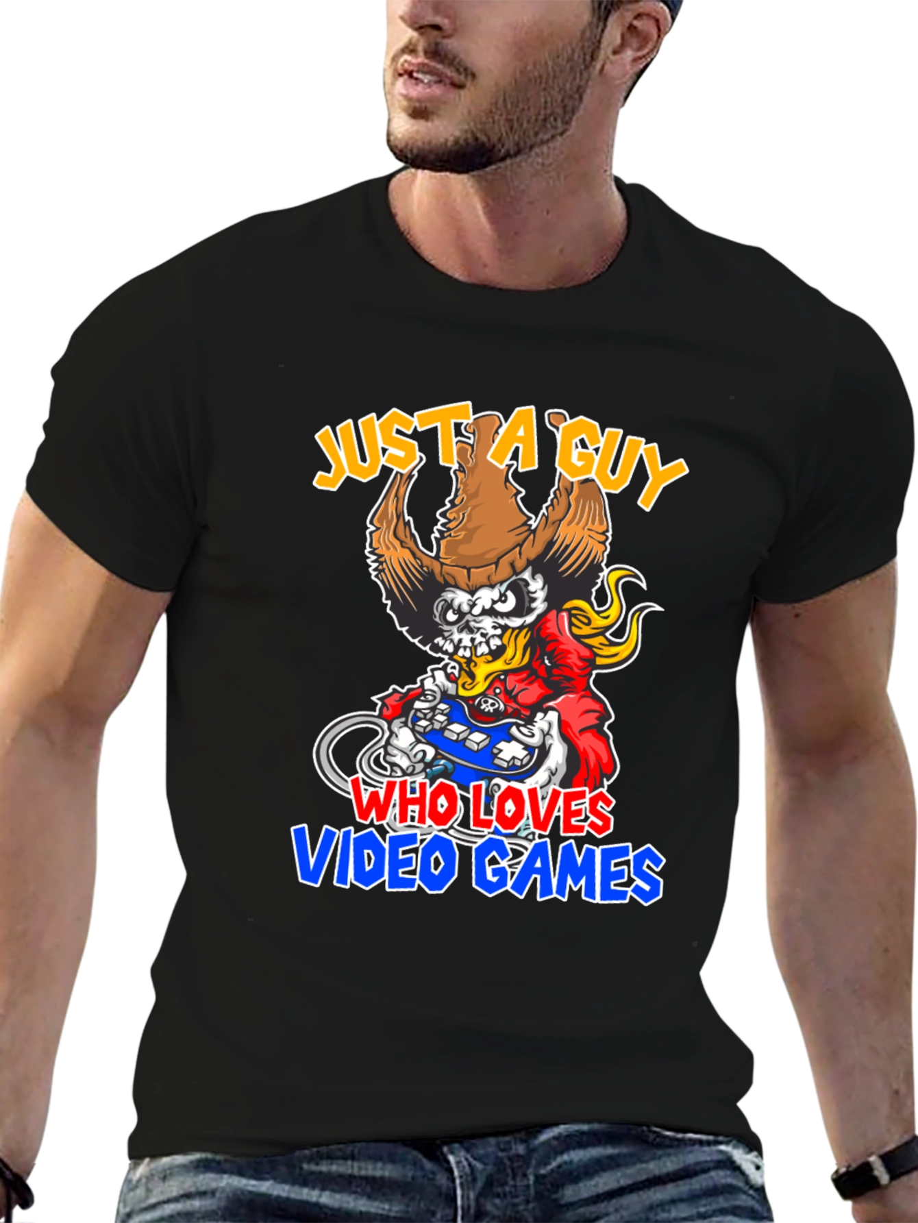 Just A Guy Who Loves Video Games T-Shirt