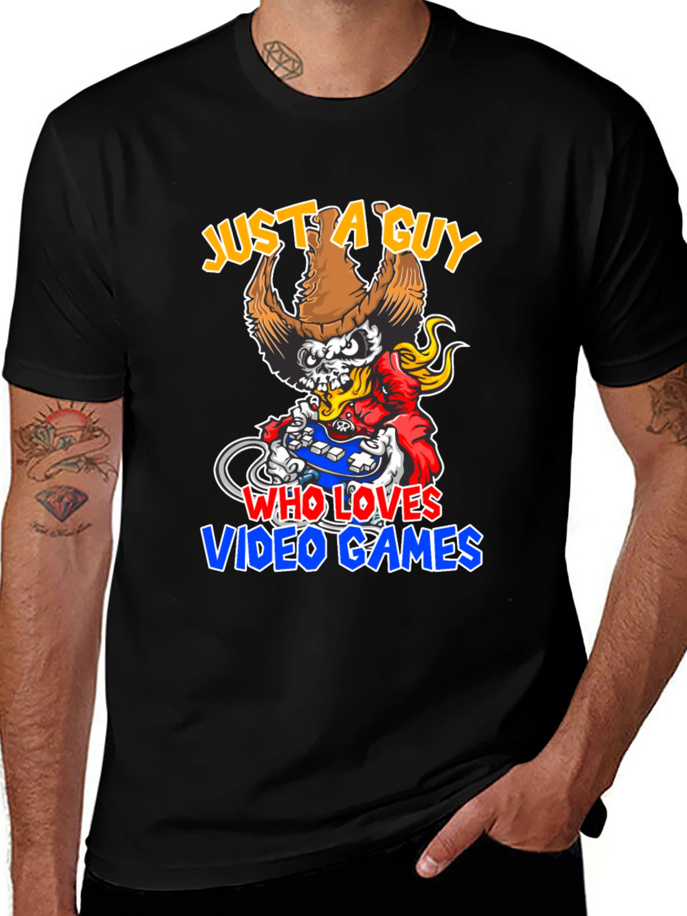Just A Guy Who Loves Video Games T-Shirt