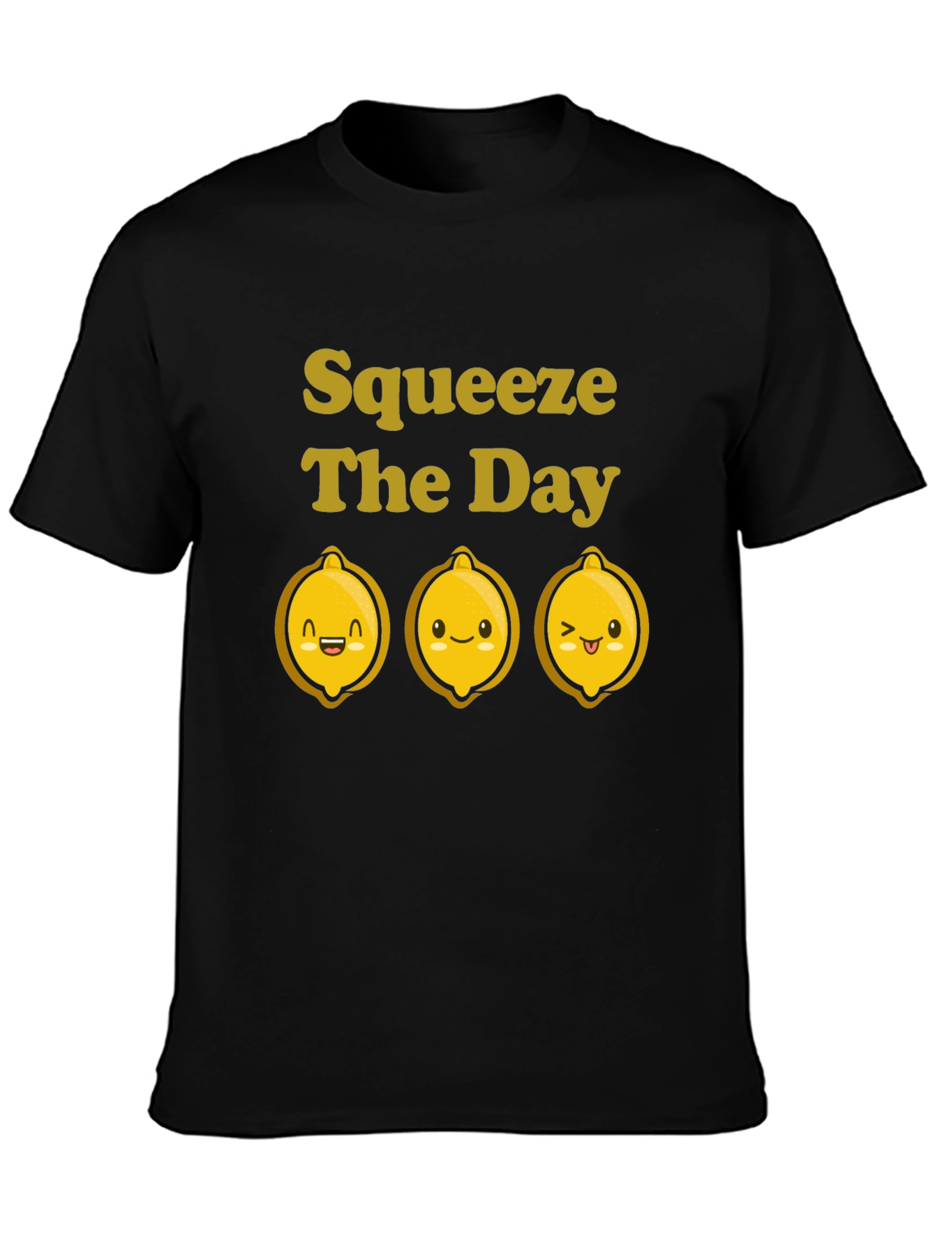 Squeeze The Day Lemon Graphic T-Shirt