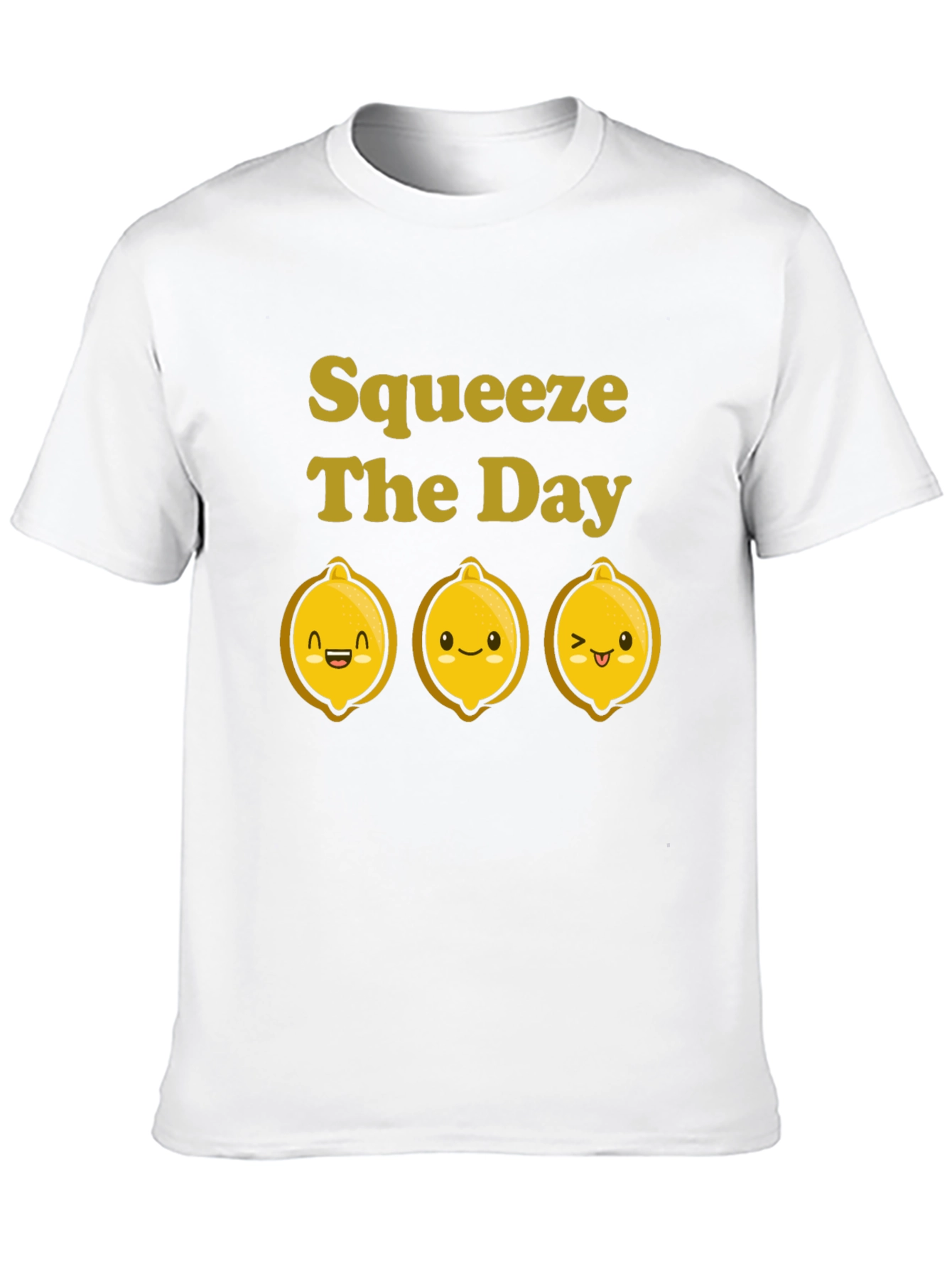 Squeeze The Day Lemon Graphic T-Shirt