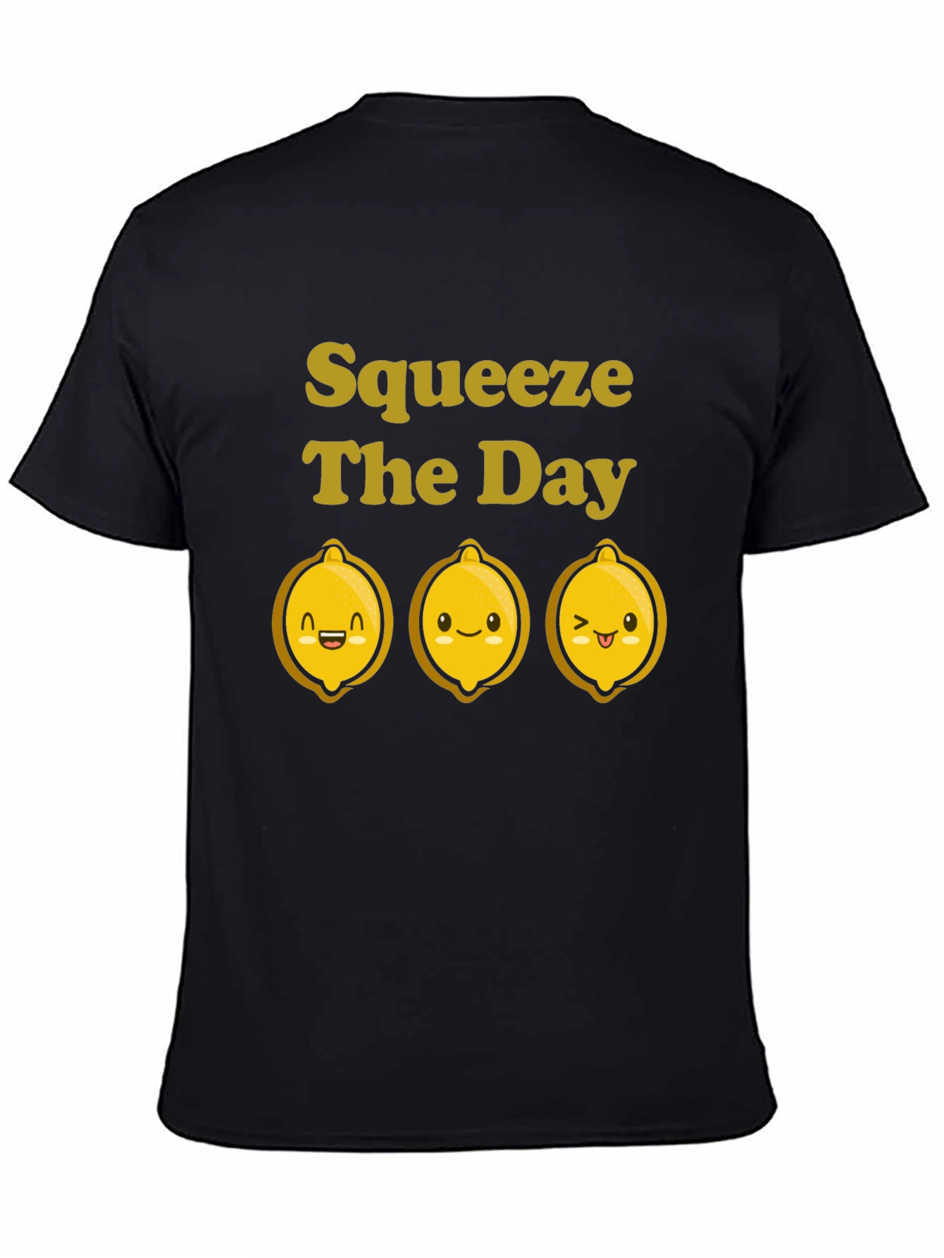 Squeeze The Day Lemon Graphic T-Shirt