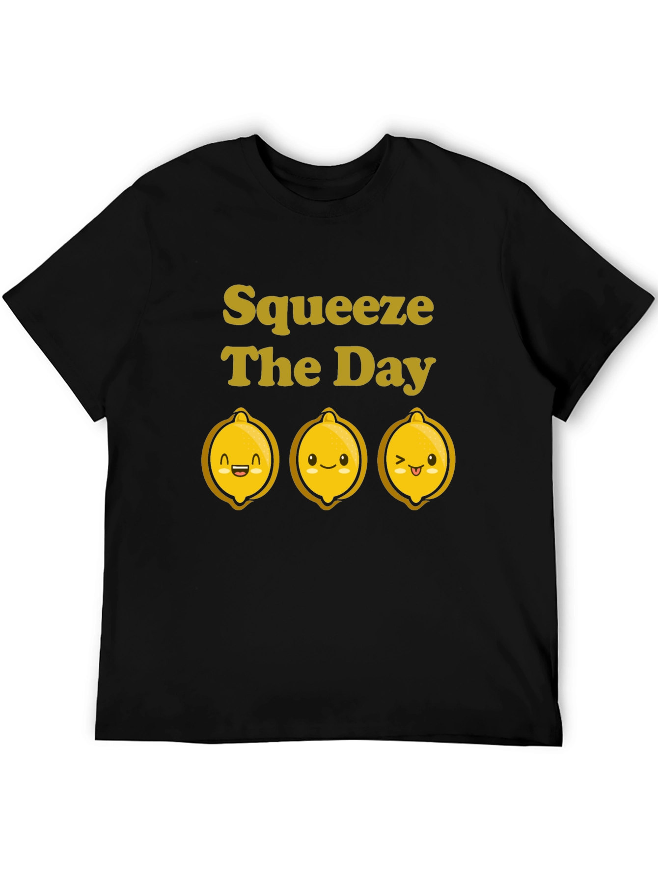 Squeeze The Day Lemon Graphic T-Shirt