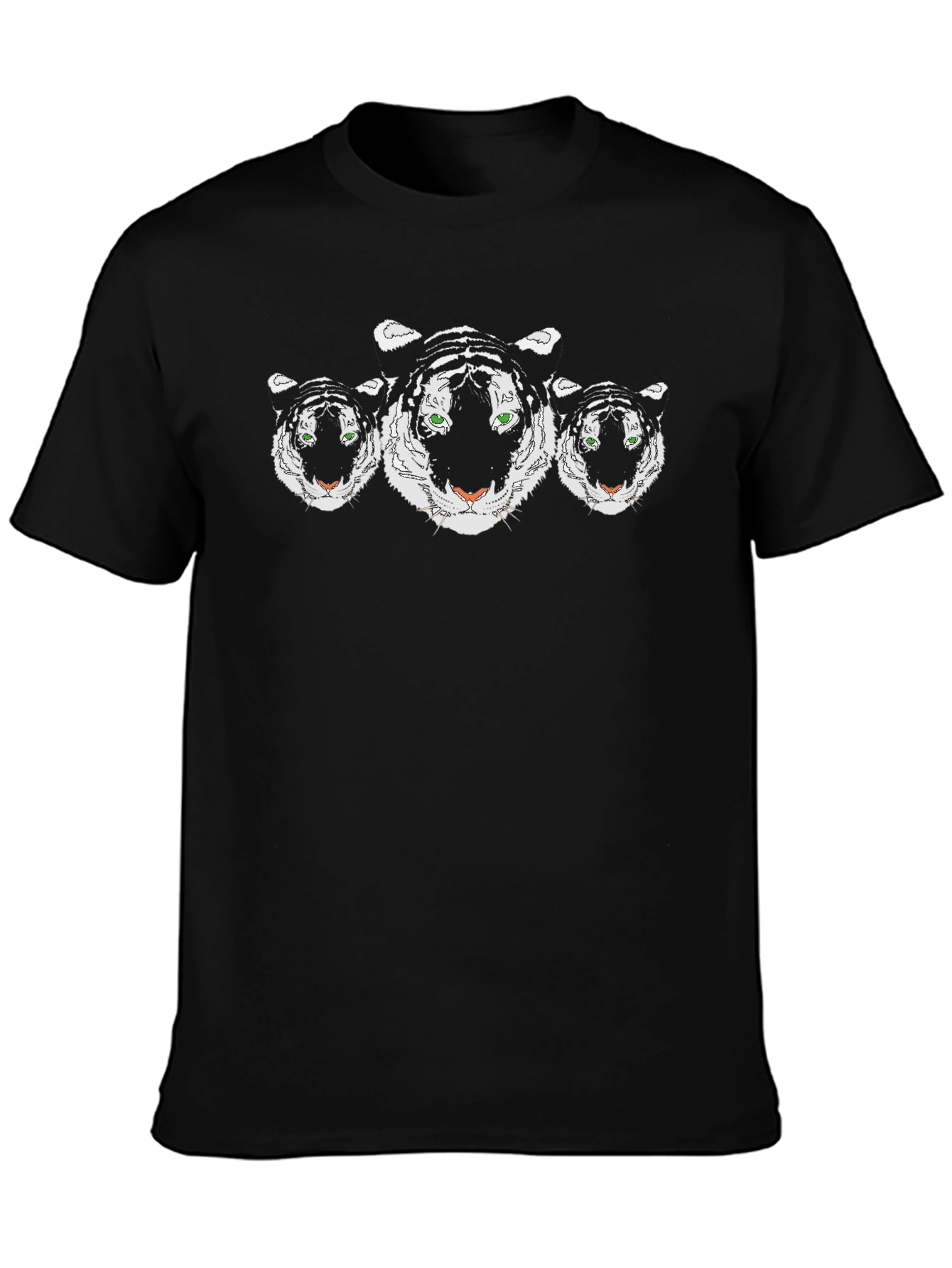 Tiger Head T-Shirt - Black