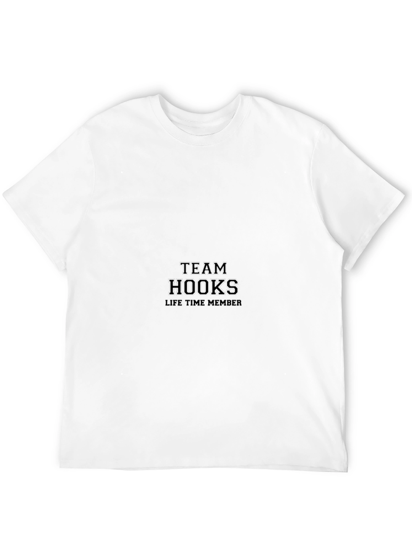 Team Hooks Lifetime Member Black T-Shirt