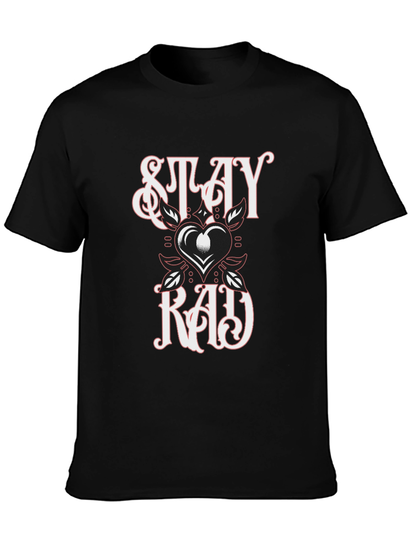Stay Rad Graphic Tee - Premium Cotton