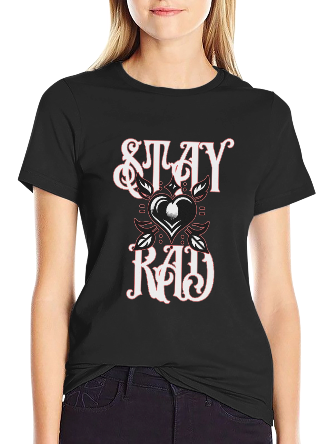 Stay Rad Graphic Tee - Premium Cotton