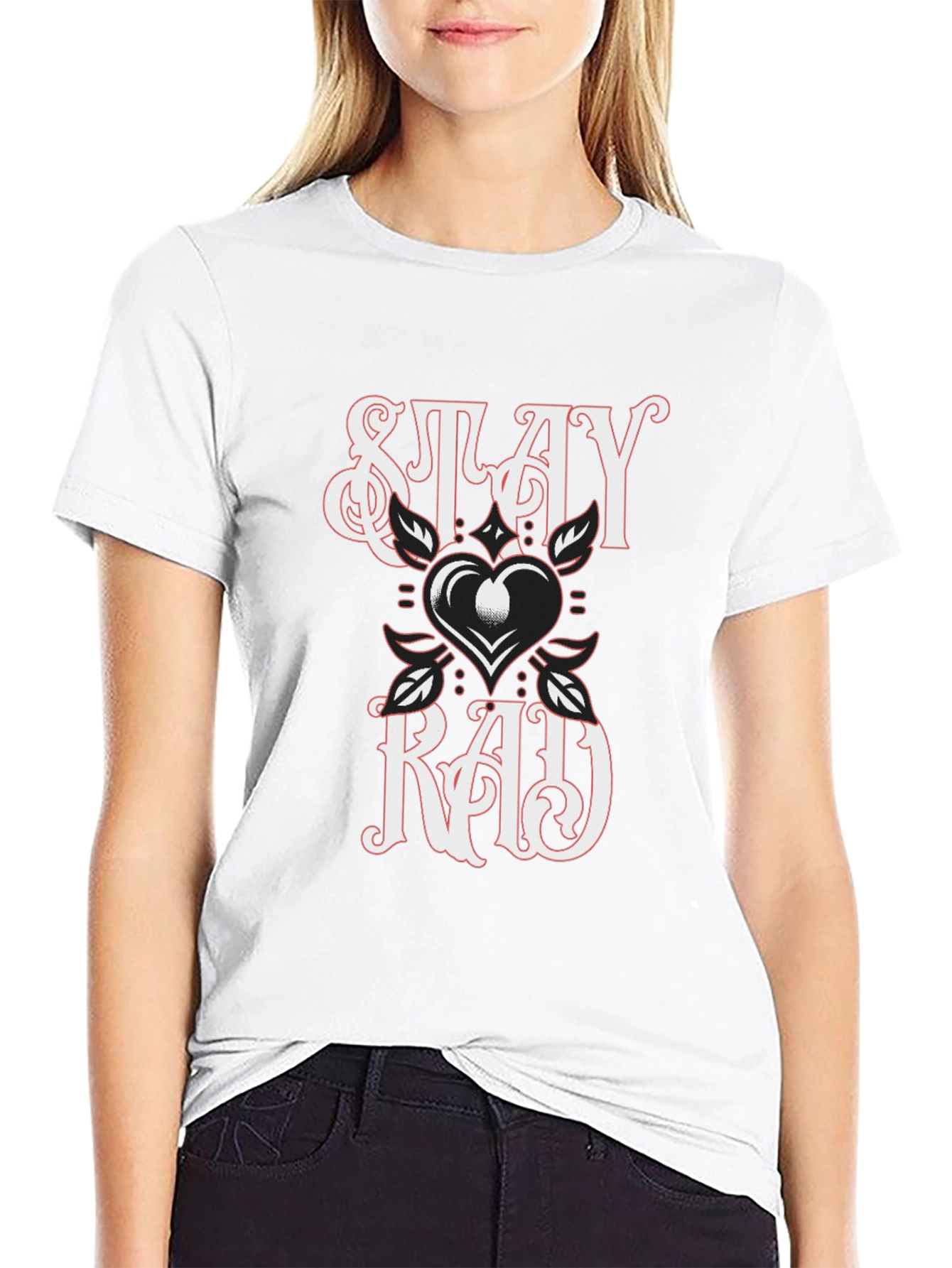 Stay Rad Graphic Tee - Premium Cotton