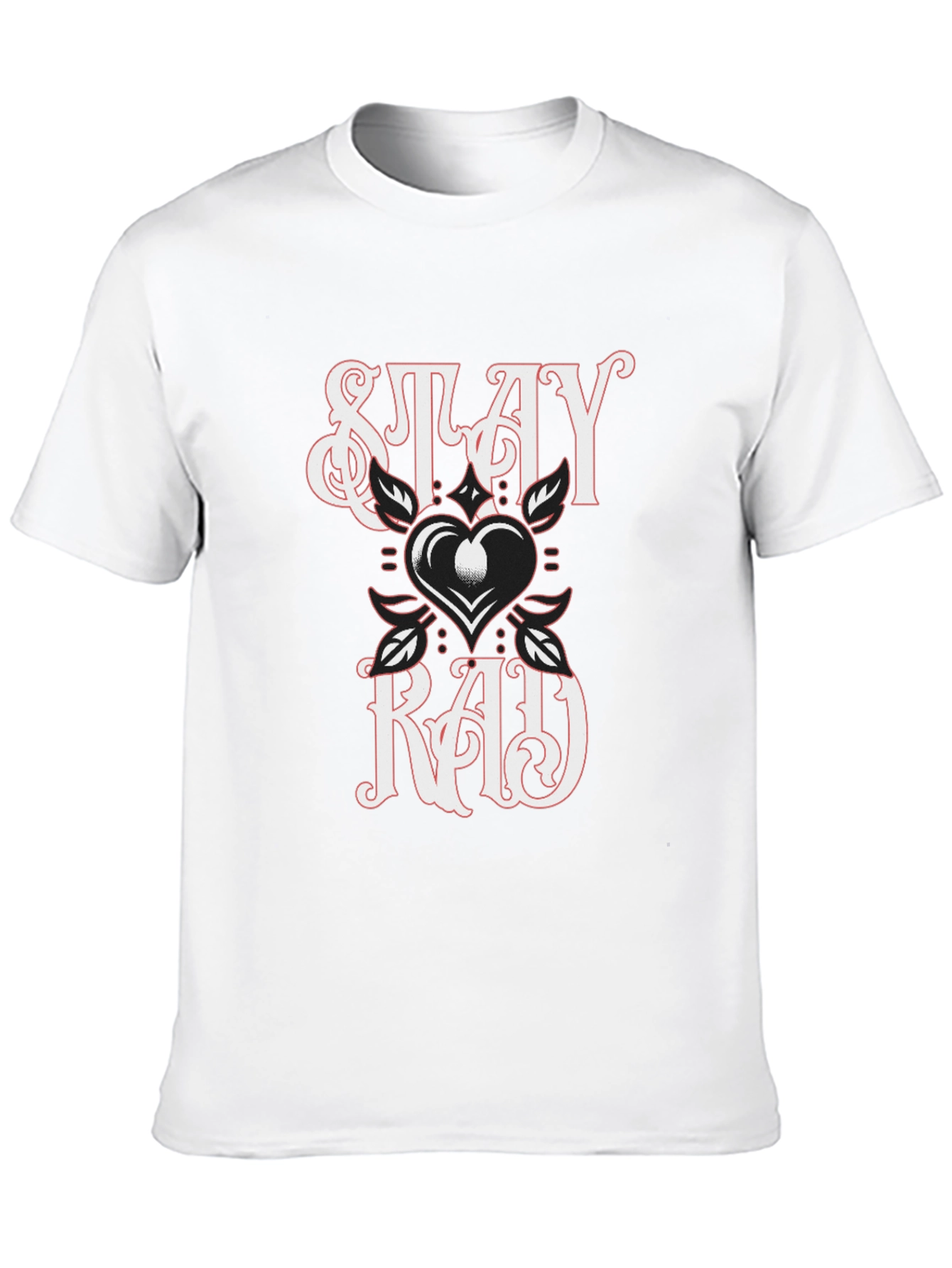 Stay Rad Graphic Tee - Premium Cotton
