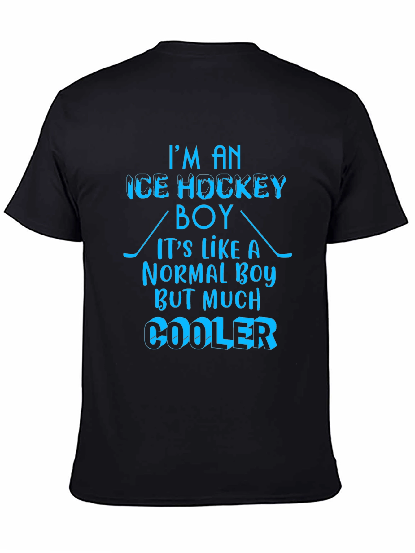Ice Hockey Boy T-Shirt - Cooler Than Normal
