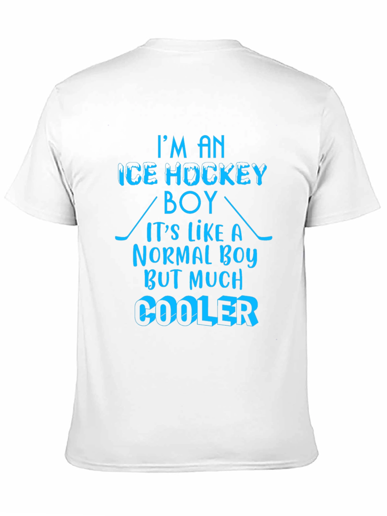 Ice Hockey Boy T-Shirt - Cooler Than Normal