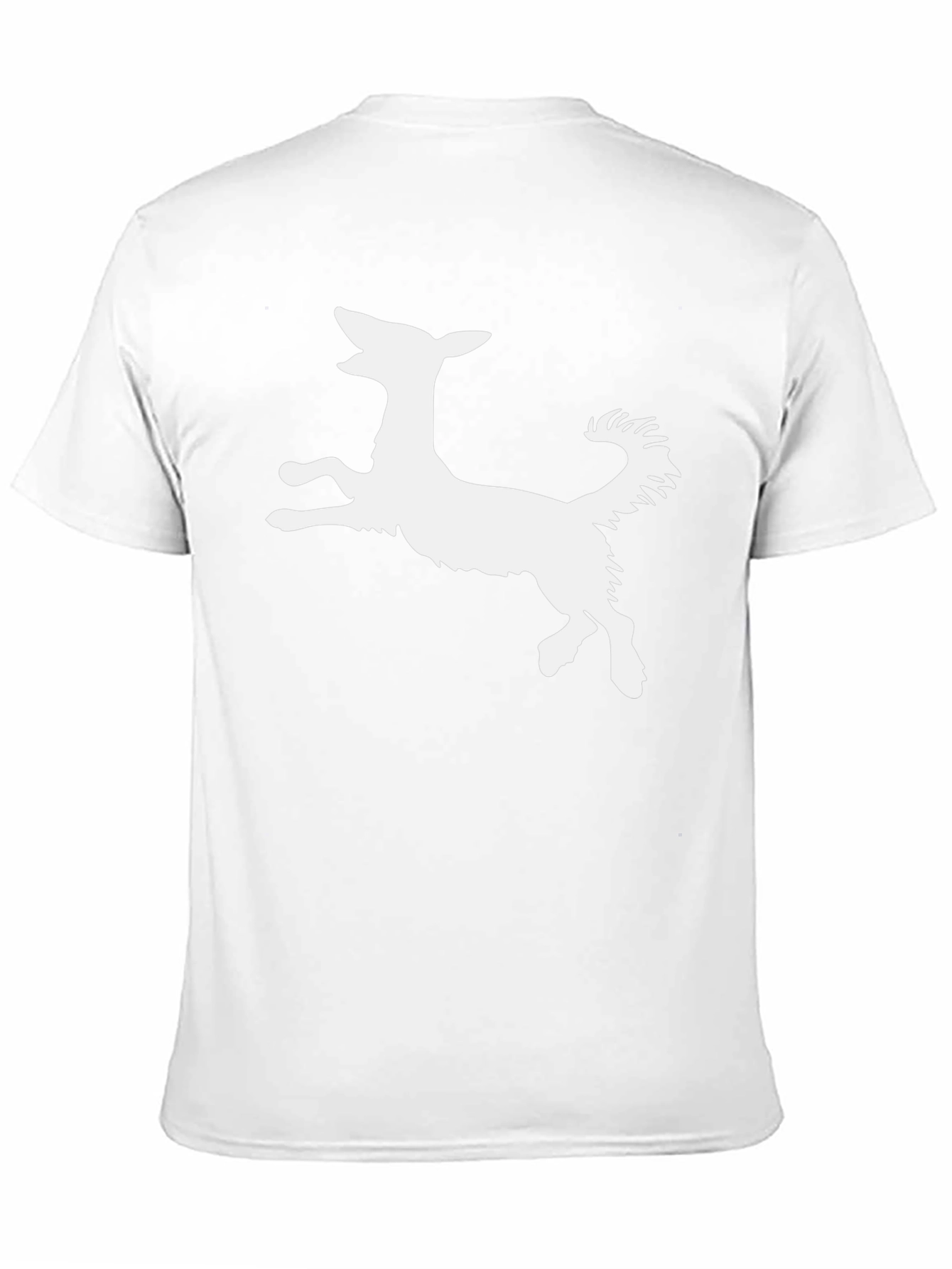 Dog Silhouette Black T-Shirt