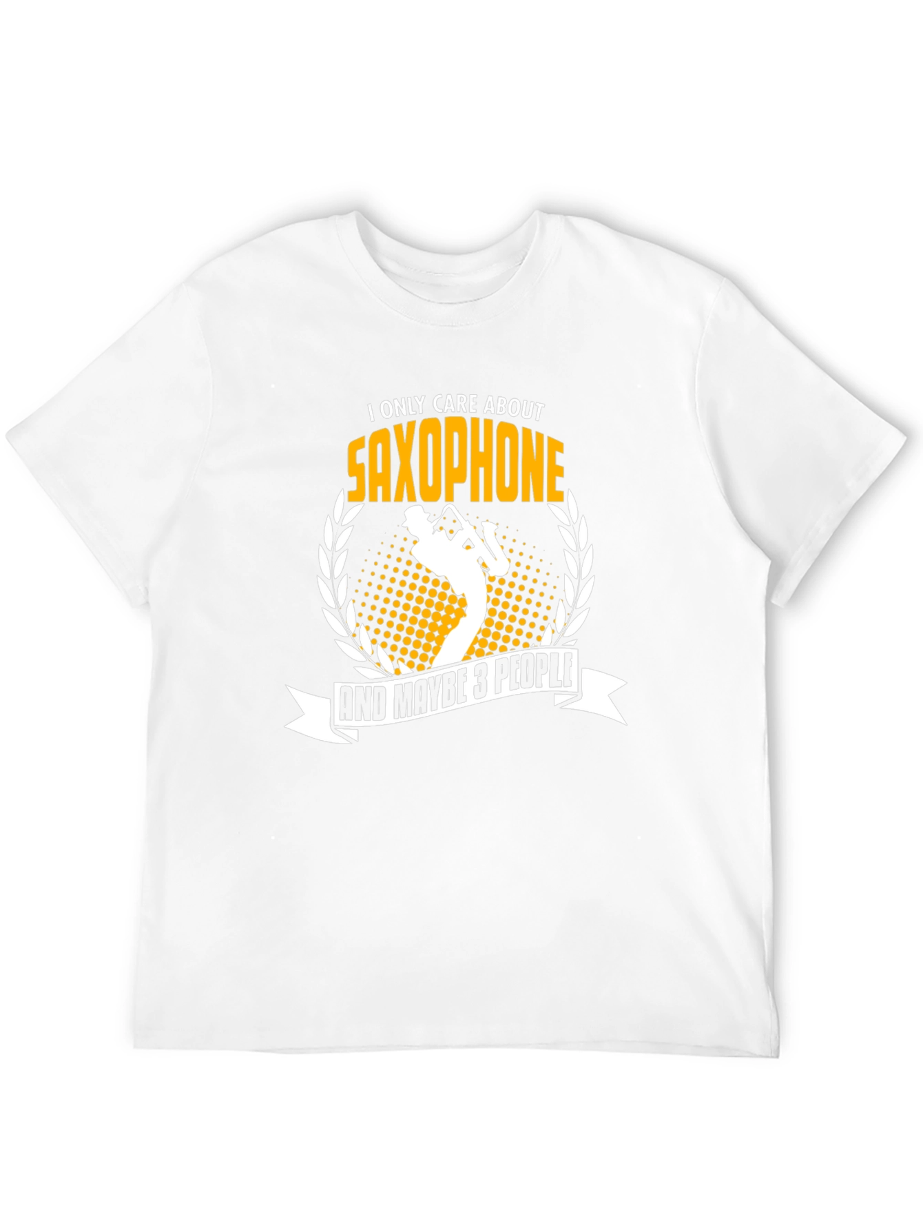 Saxophone Lover T-Shirt: I Only Care About Saxophone