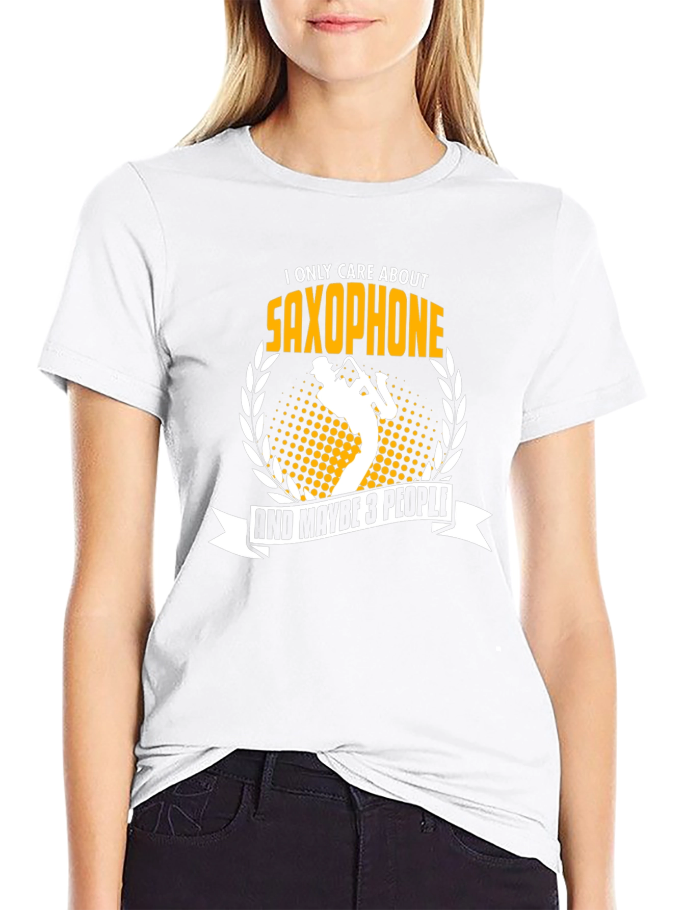 Saxophone Lover T-Shirt: I Only Care About Saxophone