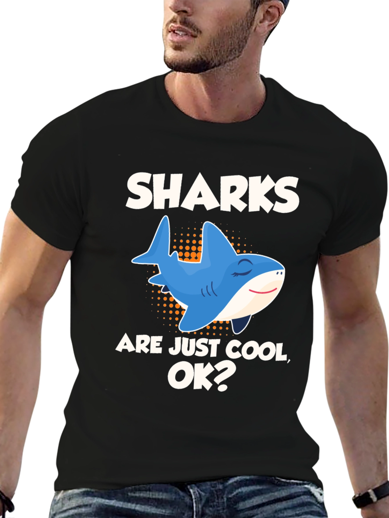 Funny Sharks are Cool Graphic T-Shirt