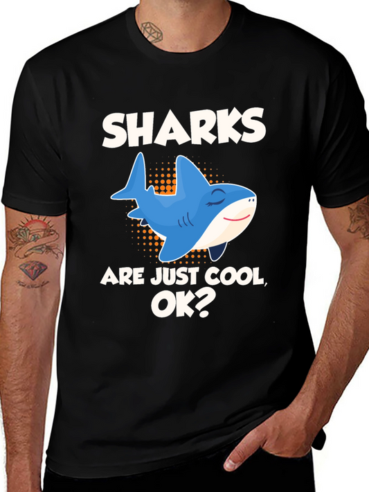Funny Sharks are Cool Graphic T-Shirt
