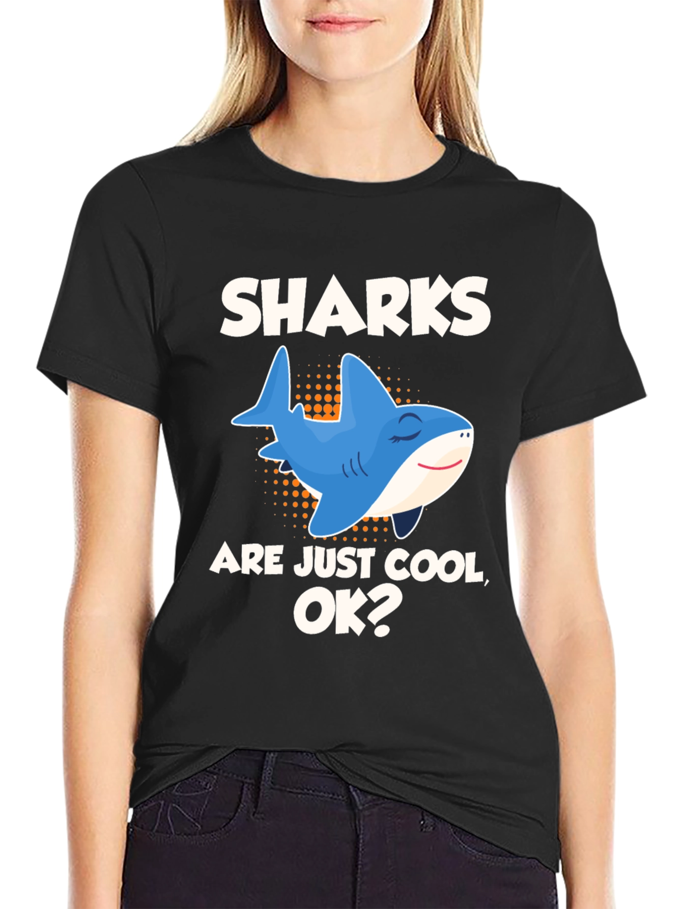 Funny Sharks are Cool Graphic T-Shirt