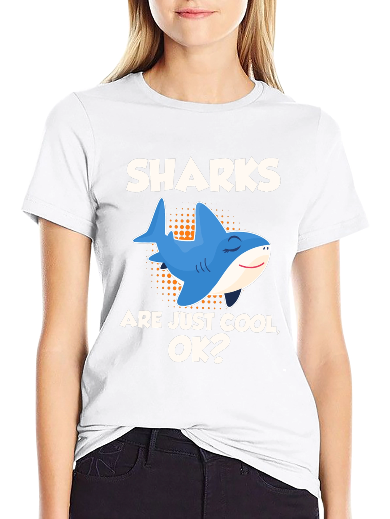 Funny Sharks are Cool Graphic T-Shirt