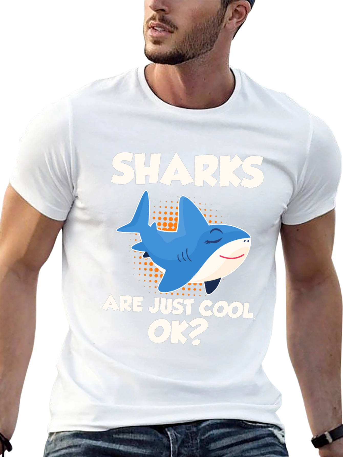 Funny Sharks are Cool Graphic T-Shirt