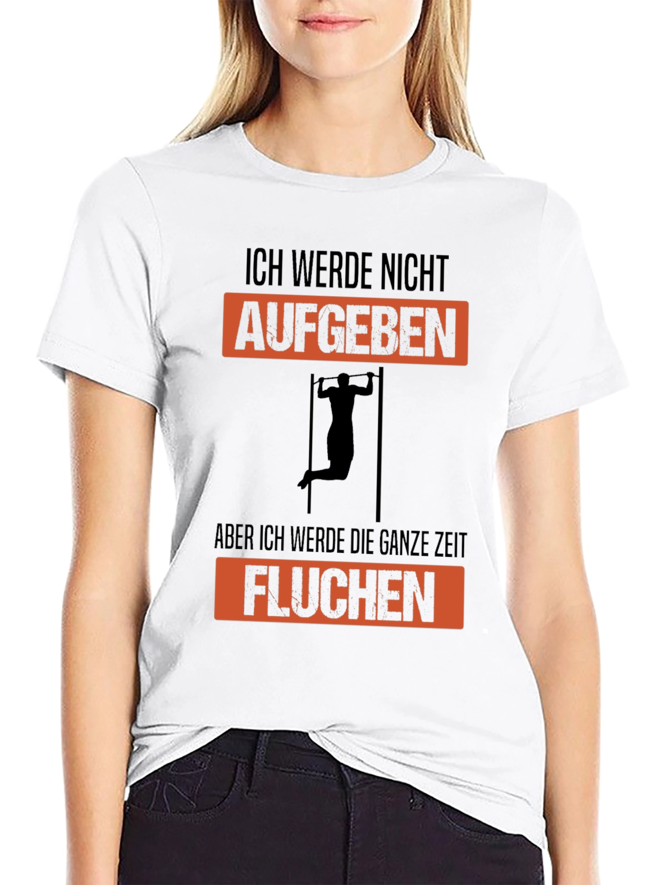 Workout Motivation T-Shirt - Ich Werde Nicht Aufgeben