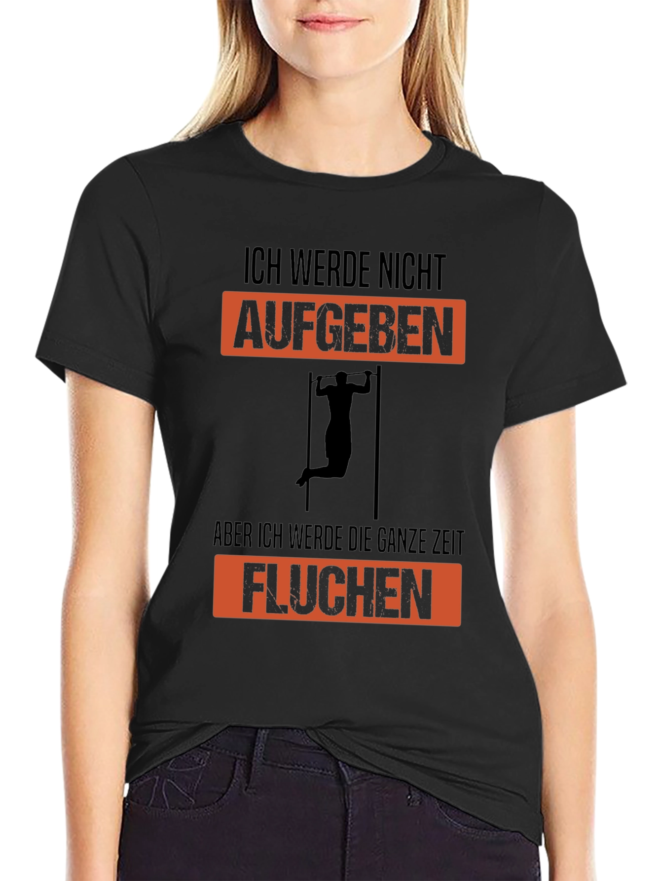 Workout Motivation T-Shirt - Ich Werde Nicht Aufgeben