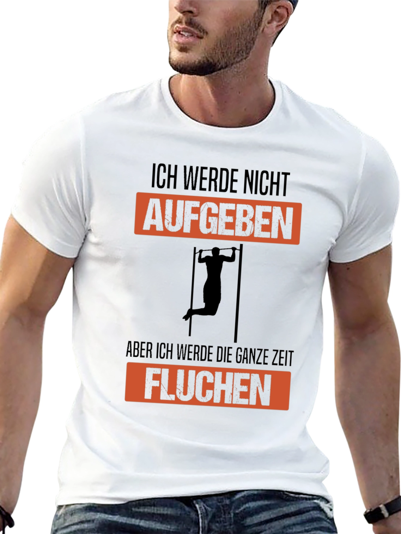 Workout Motivation T-Shirt - Ich Werde Nicht Aufgeben