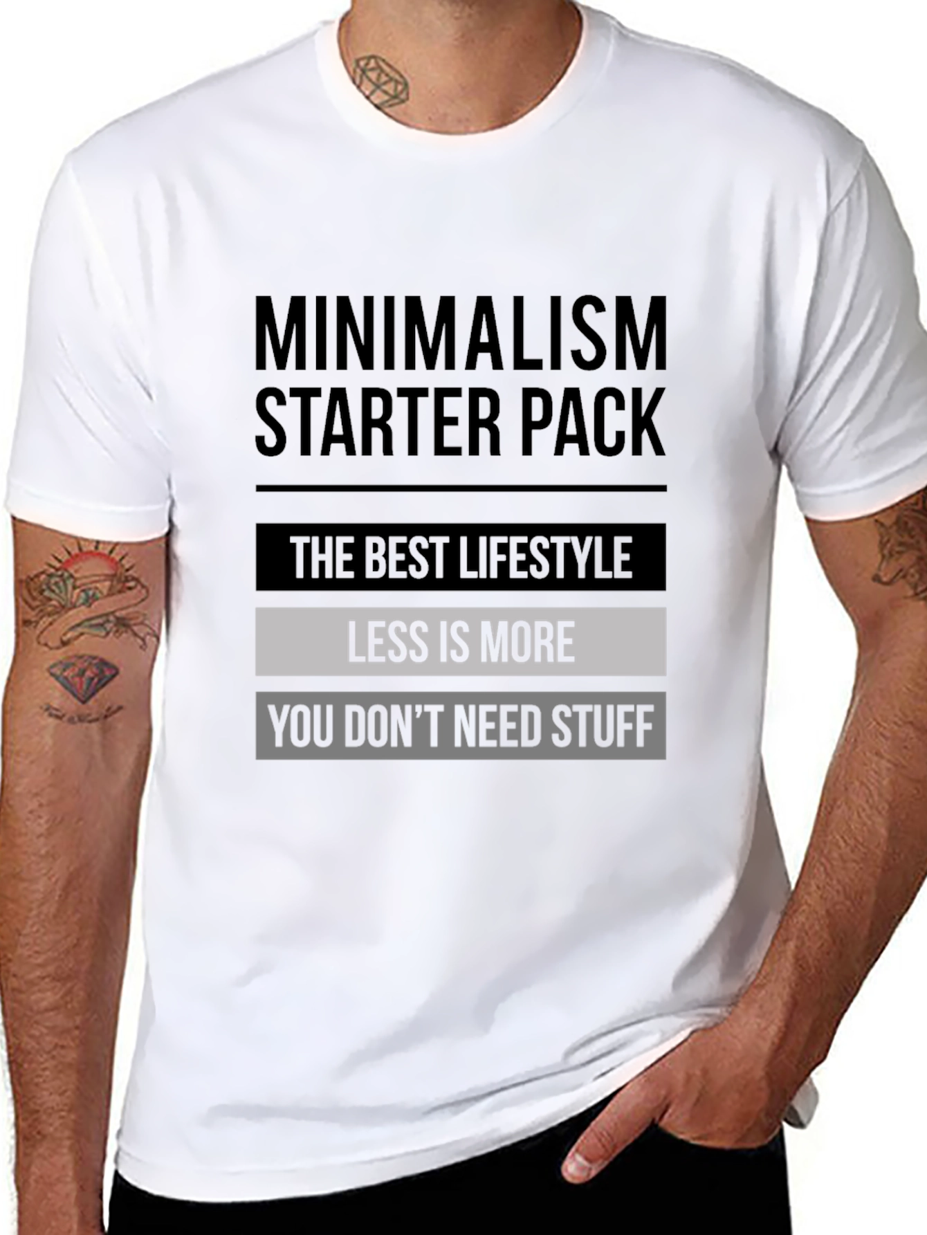 Minimalism Starter Pack Graphic Tee