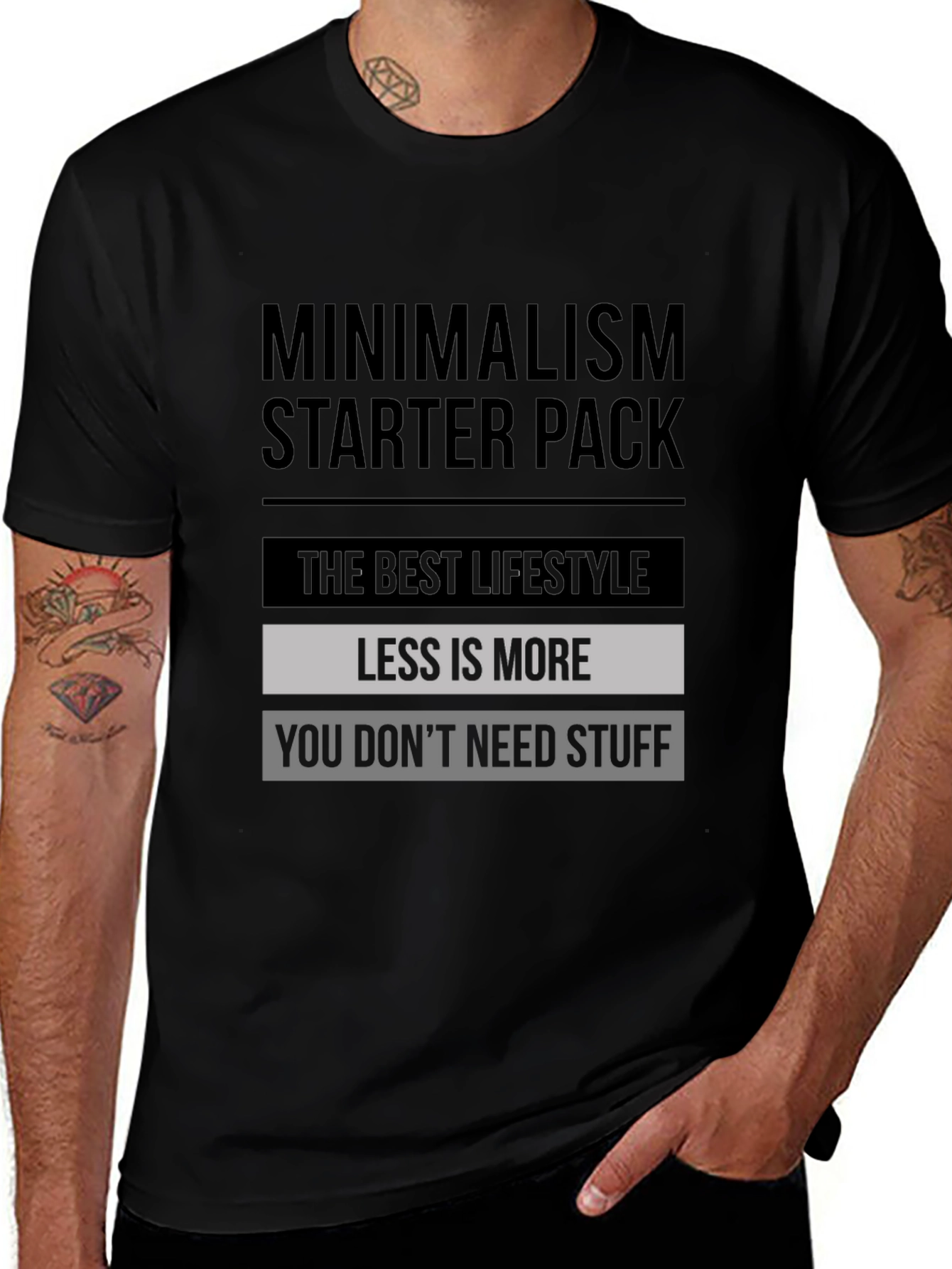 Minimalism Starter Pack Graphic Tee