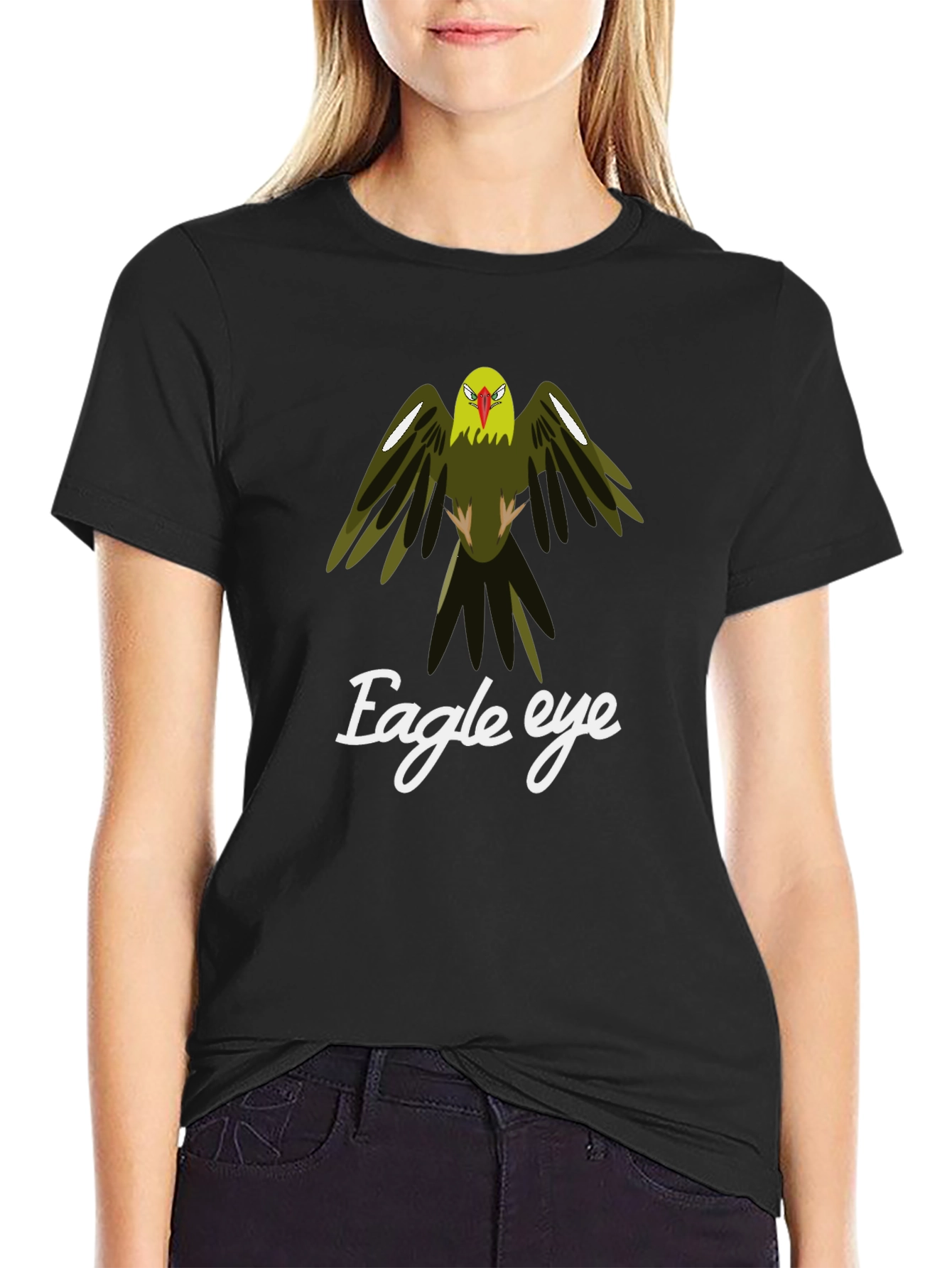 Eagle Eye Graphic Tee - Mens Black T-Shirt