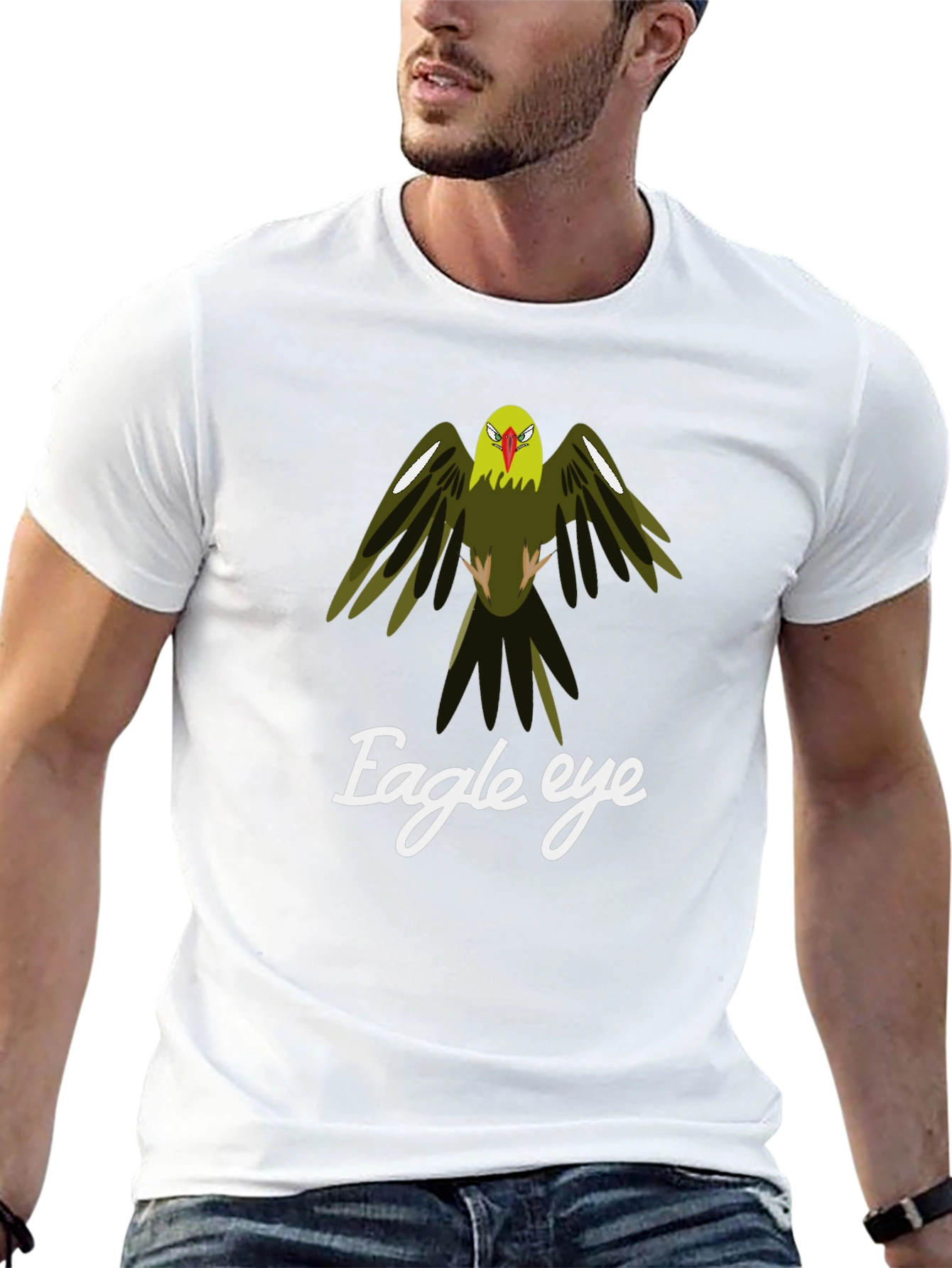 Eagle Eye Graphic Tee - Mens Black T-Shirt