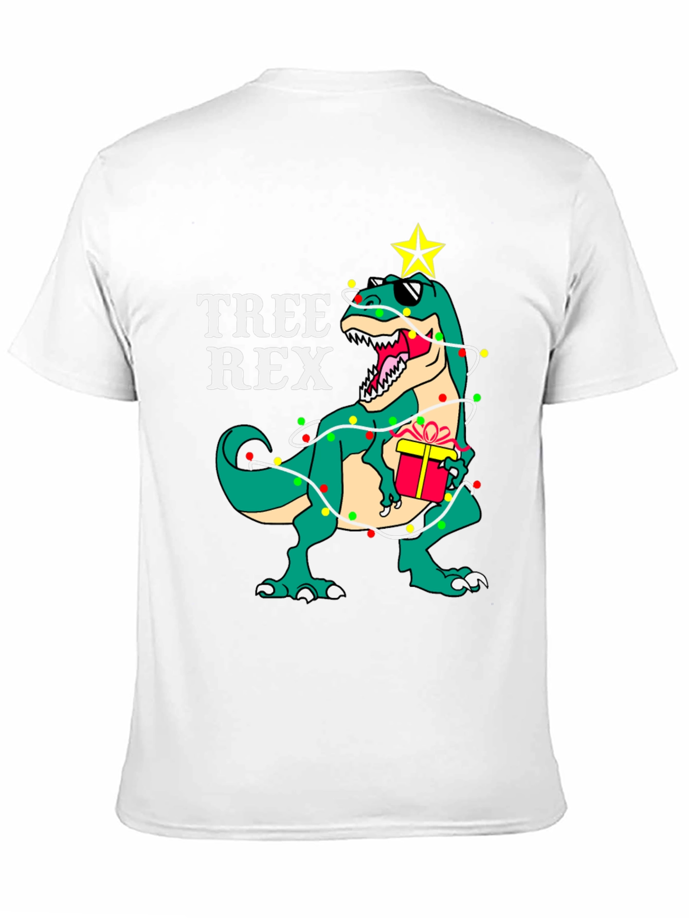 Tree Rex T-Shirt - Dinosaur Christmas Tee