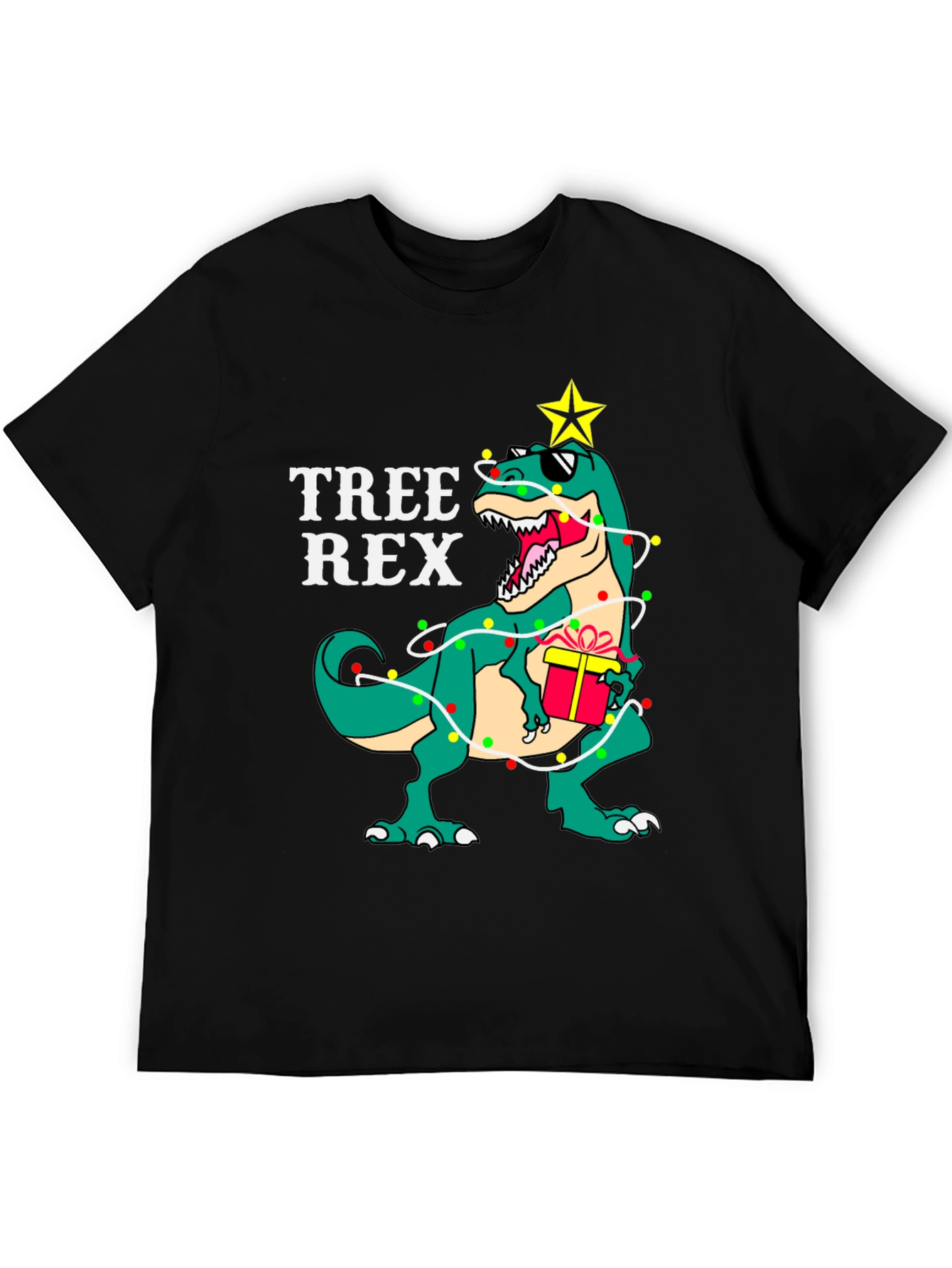 Tree Rex T-Shirt - Dinosaur Christmas Tee
