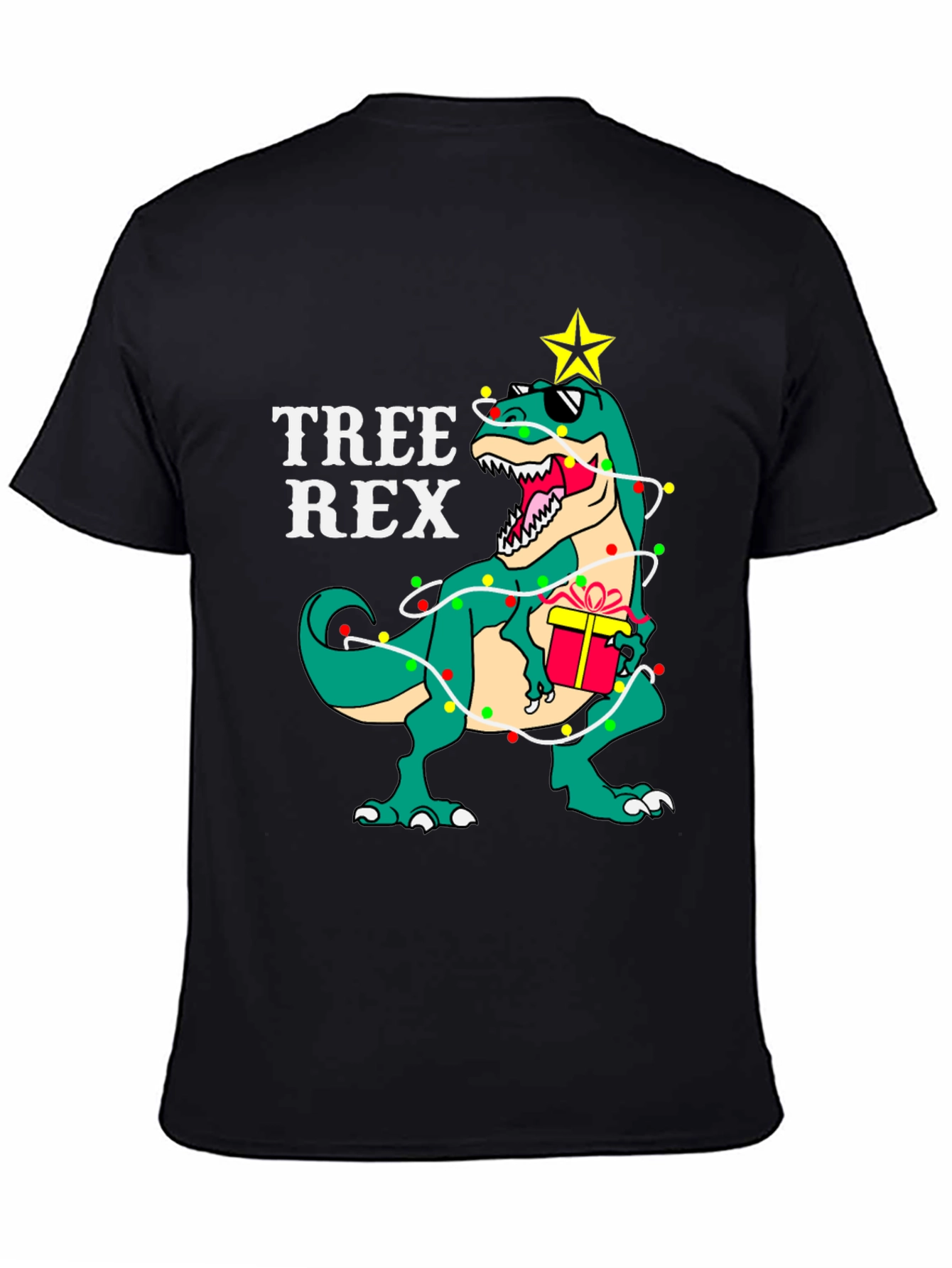 Tree Rex T-Shirt - Dinosaur Christmas Tee