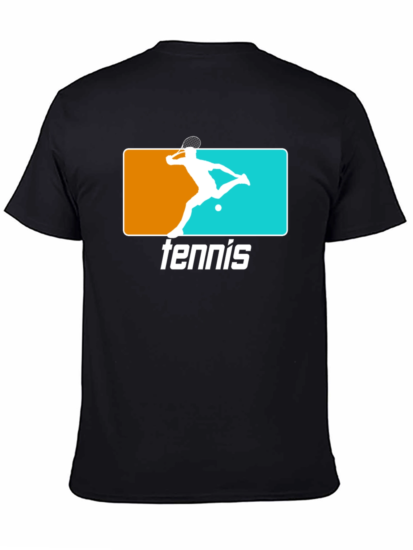 Tennis Graphic Tee - Black