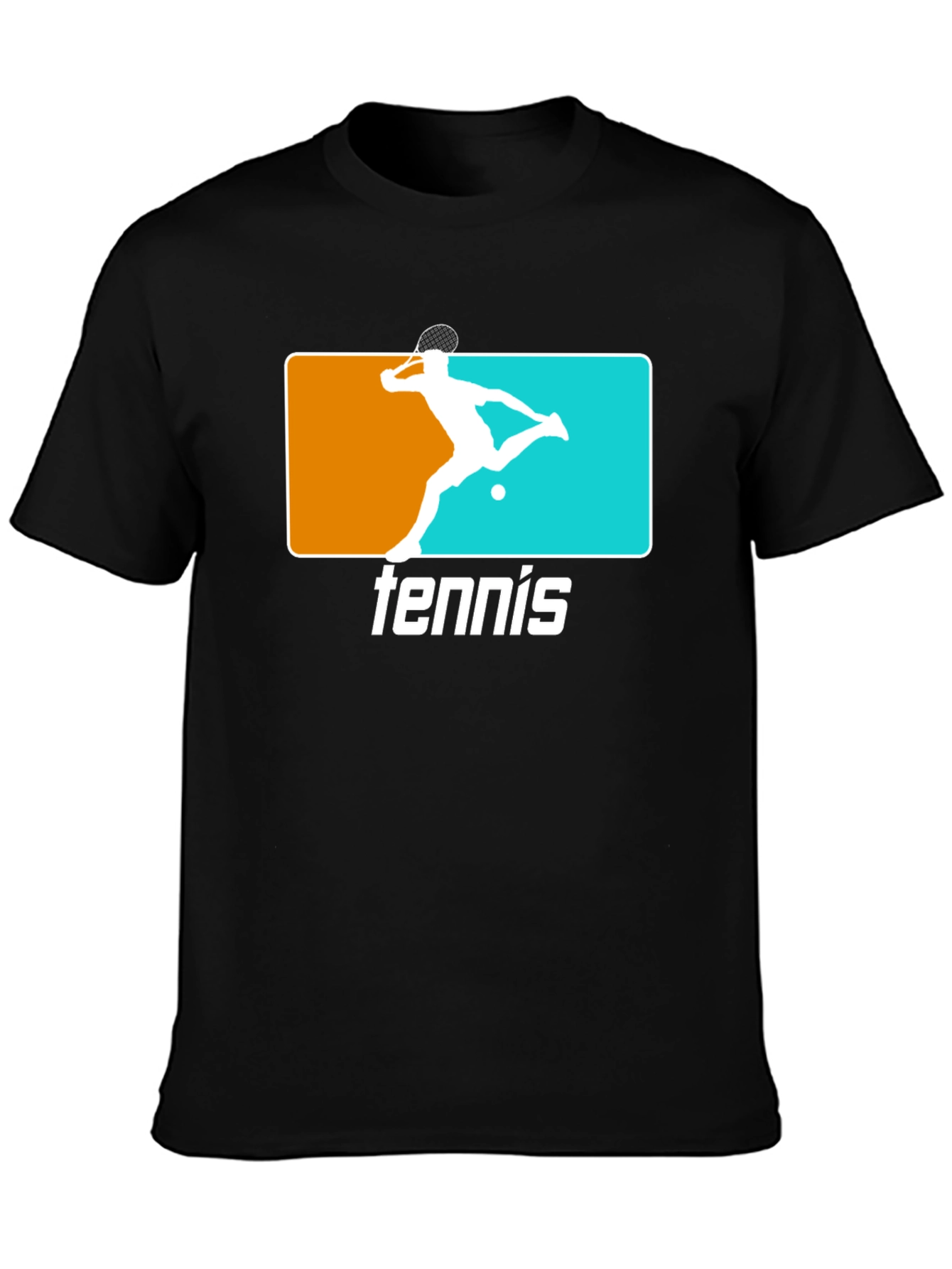 Tennis Graphic Tee - Black