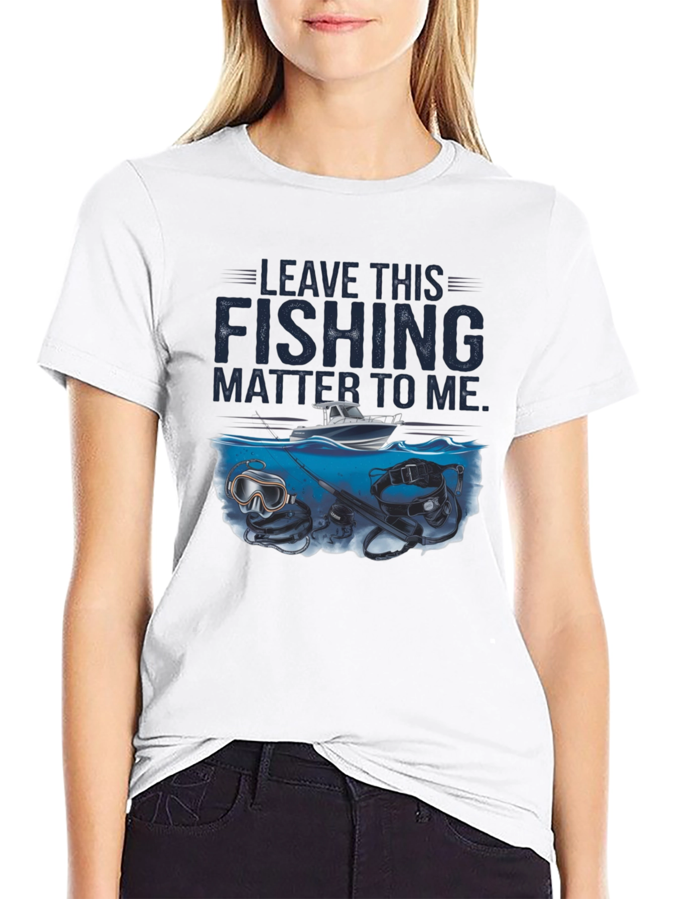 Fishing T-Shirt - Leave This Fishing Matter To Me