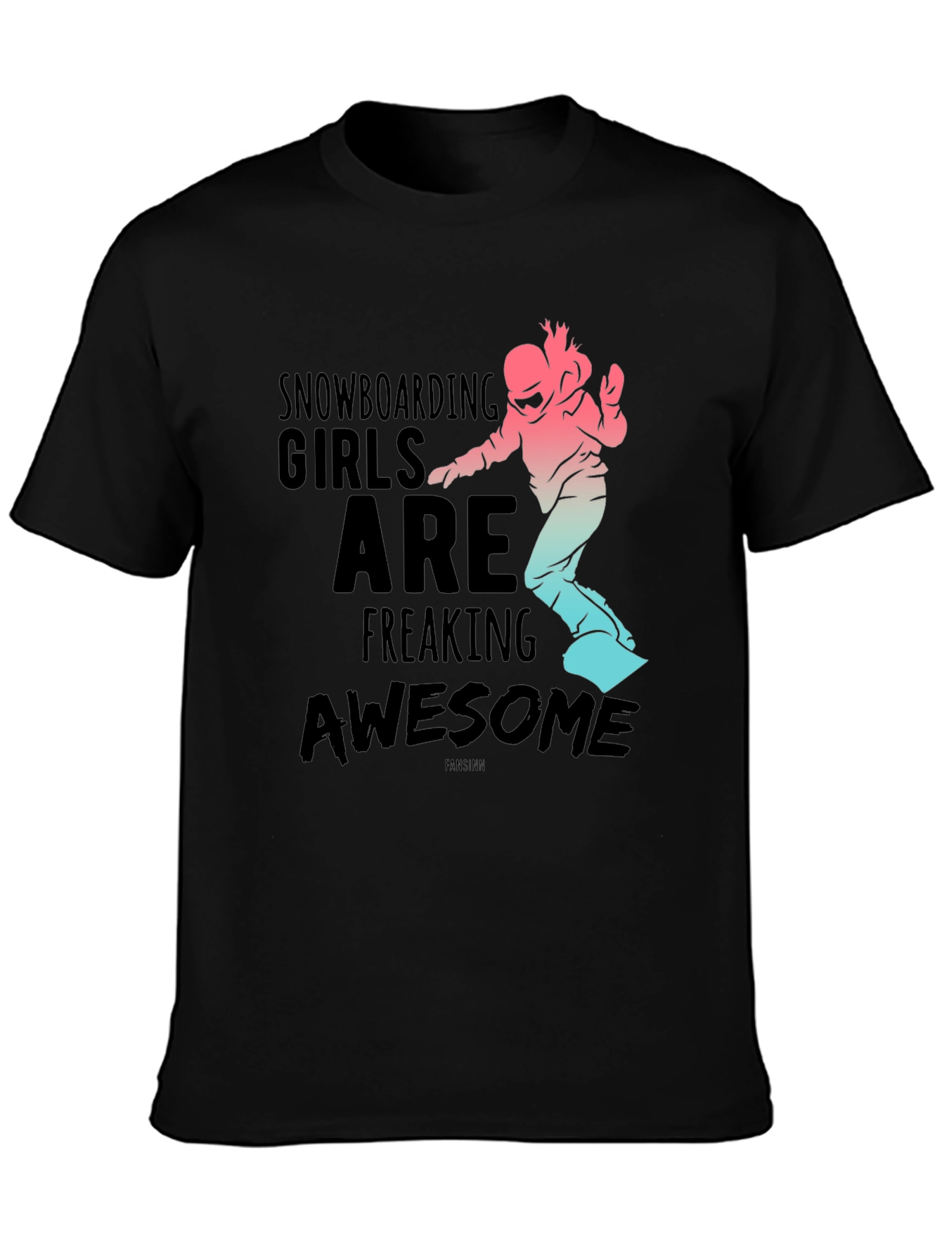 Snowboarding Girls Awesome Graphic Tee