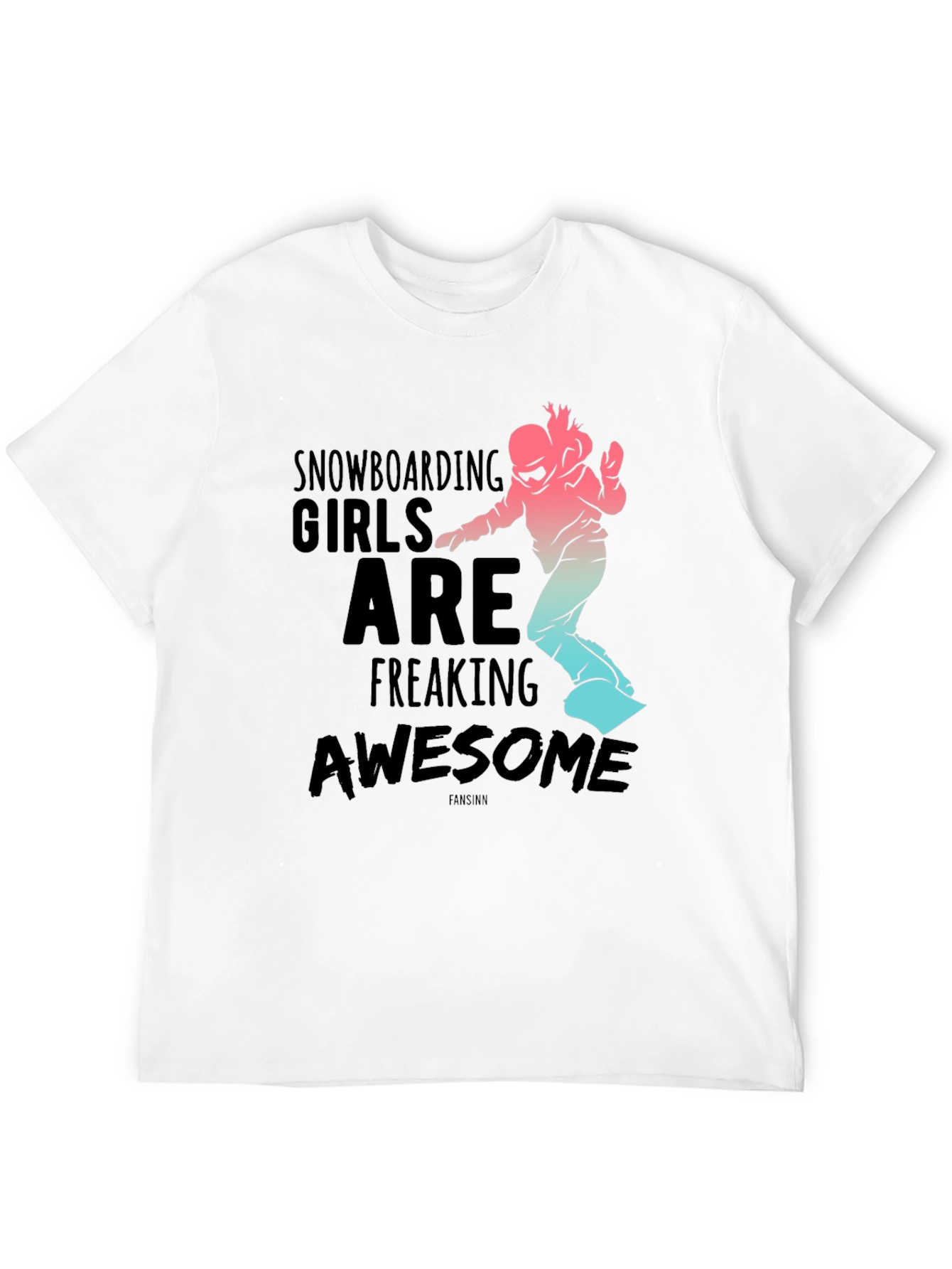 Snowboarding Girls Awesome Graphic Tee