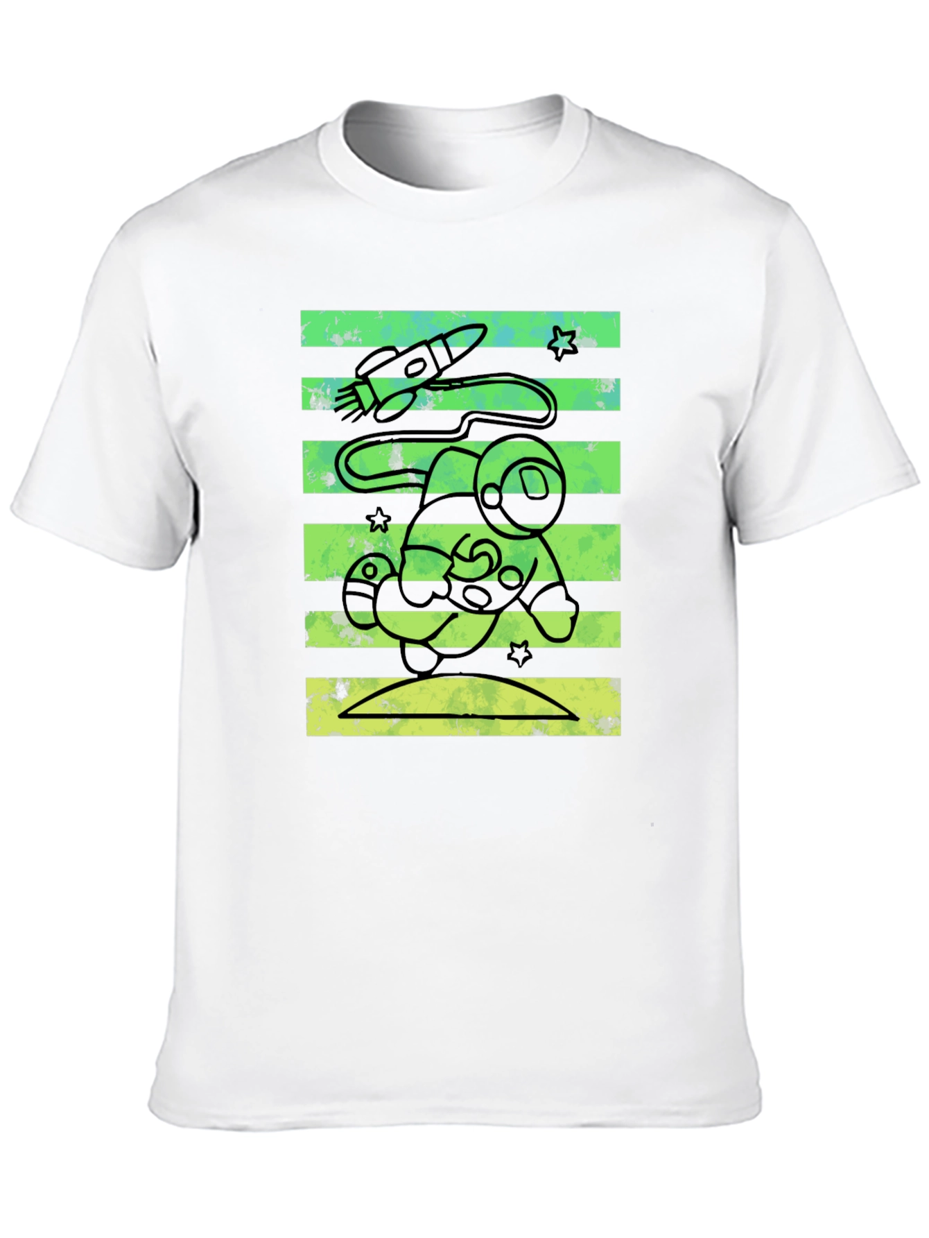 Retro Astronaut Tee - Space Adventure Shirt