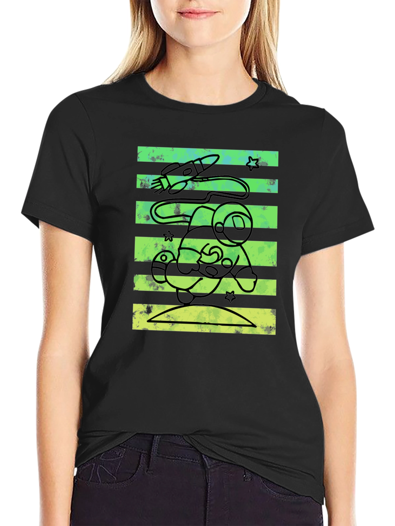 Retro Astronaut Tee - Space Adventure Shirt